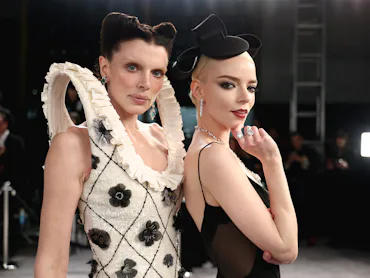 LOS ANGELES, CALIFORNIA - MARCH 15: (L-R) Julia Fox and Anya Taylor-Joy attend the 2026 Vanity Fair ...