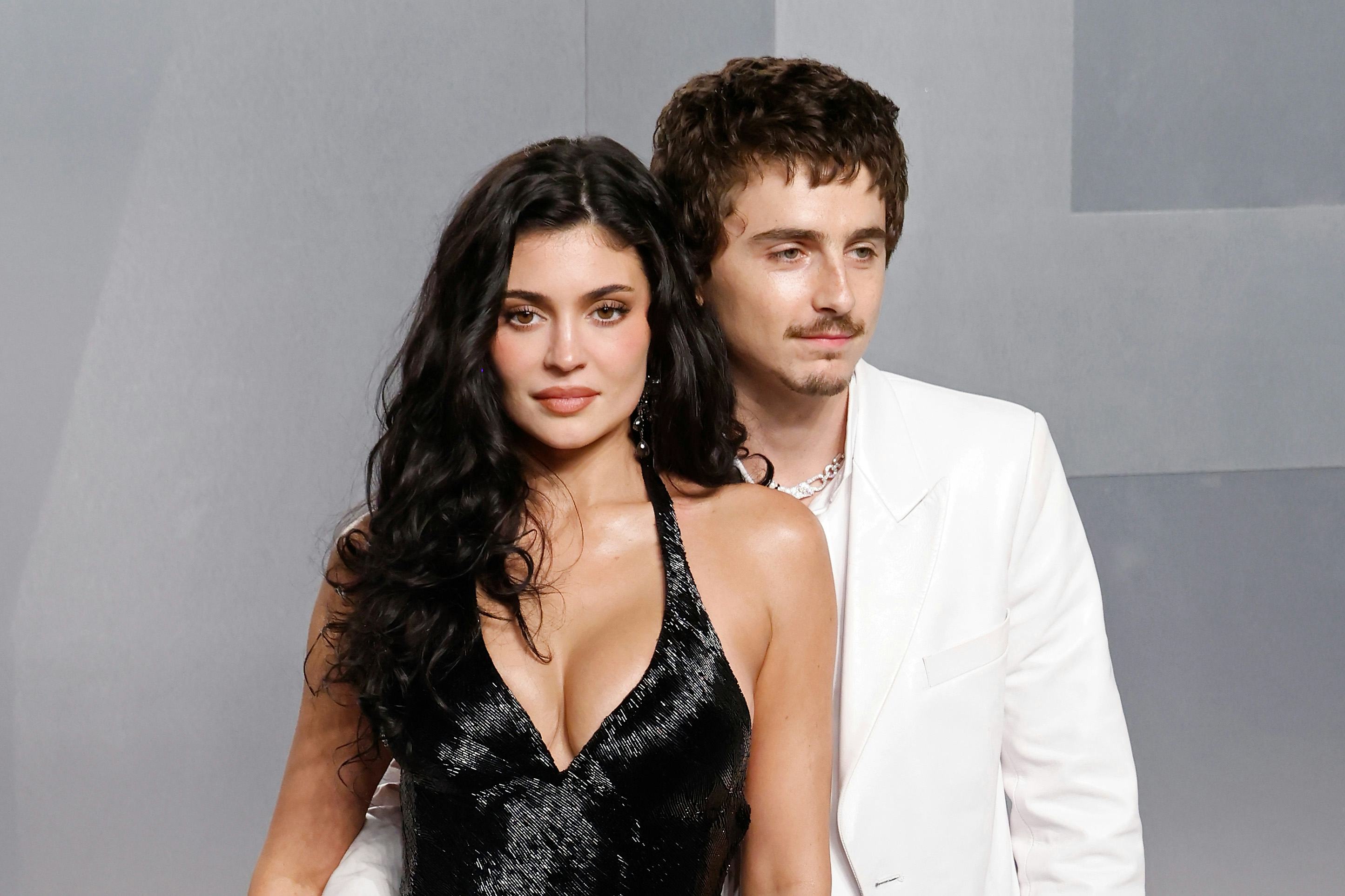 Kylie Jenner and Timothée Chalamet 2026 Oscars body language