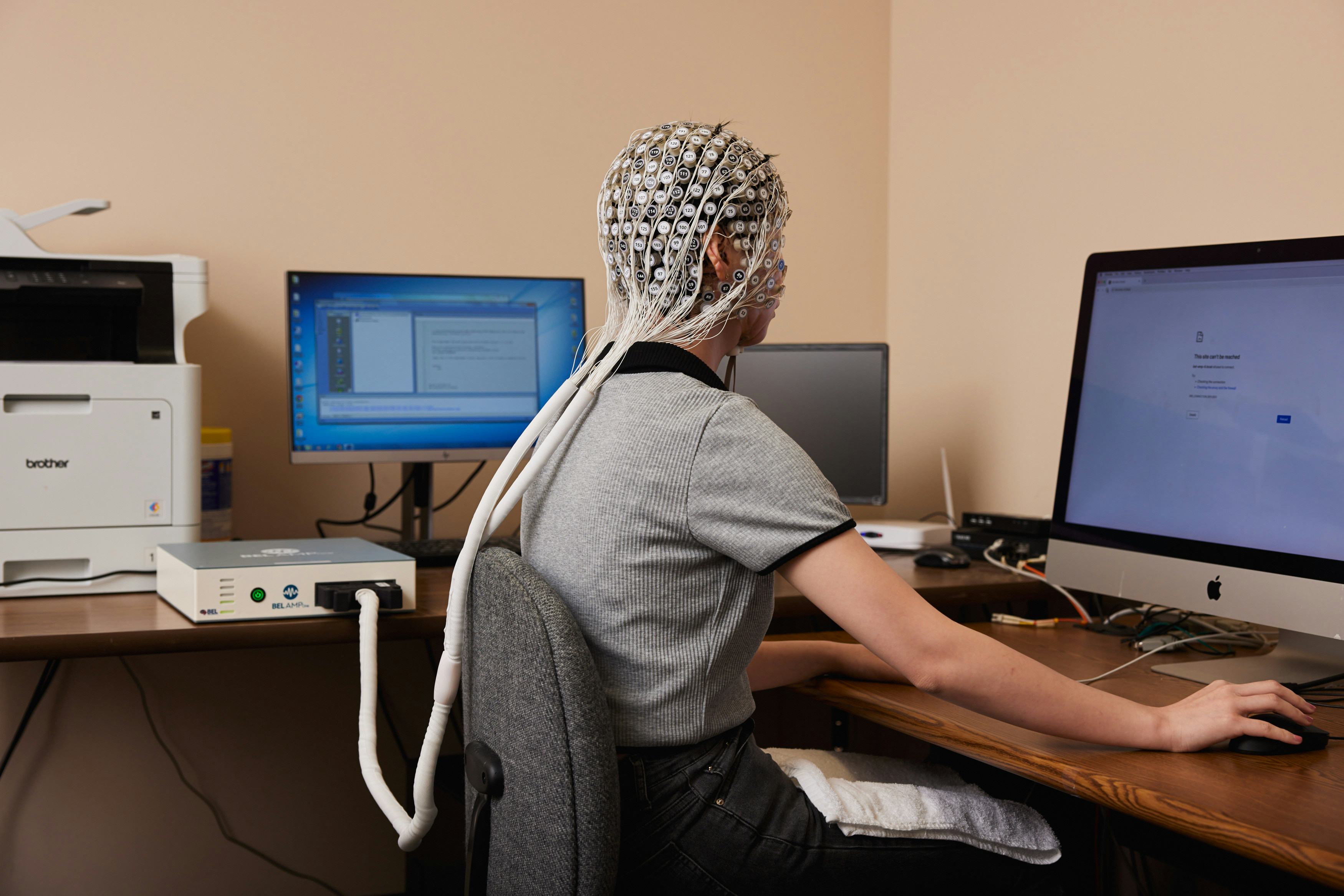 EUGENE, OR - May 19th, 2022: At BEL (Brain Electrophysiology Laboratory) in Eugene, OR Research Labo...