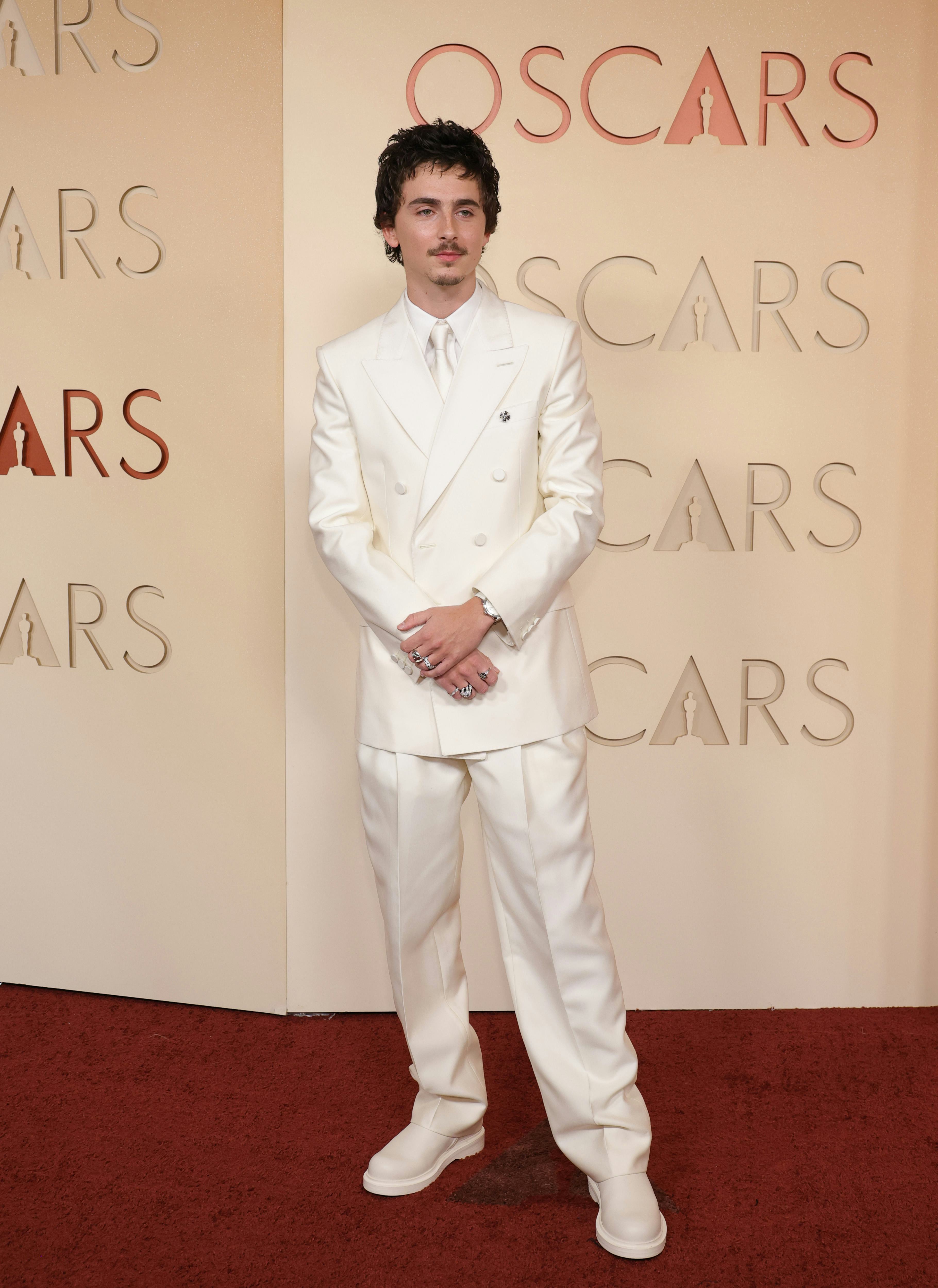 HOLLYWOOD, CALIFORNIA - MARCH 15: Timothée Chalamet attends the 98th Oscars at Dolby Theatre on Marc...