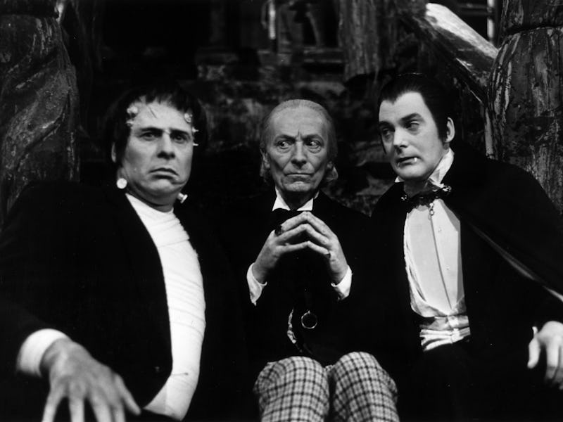 22nd May 1965: William Hartnell (1908 - 1975, centre) stars as the doctor alongside Dracula and Fra...