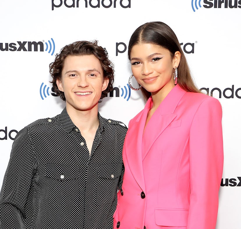 Zendaya responded to A.I. photos of her wedding to Tom Holland amid rumors.