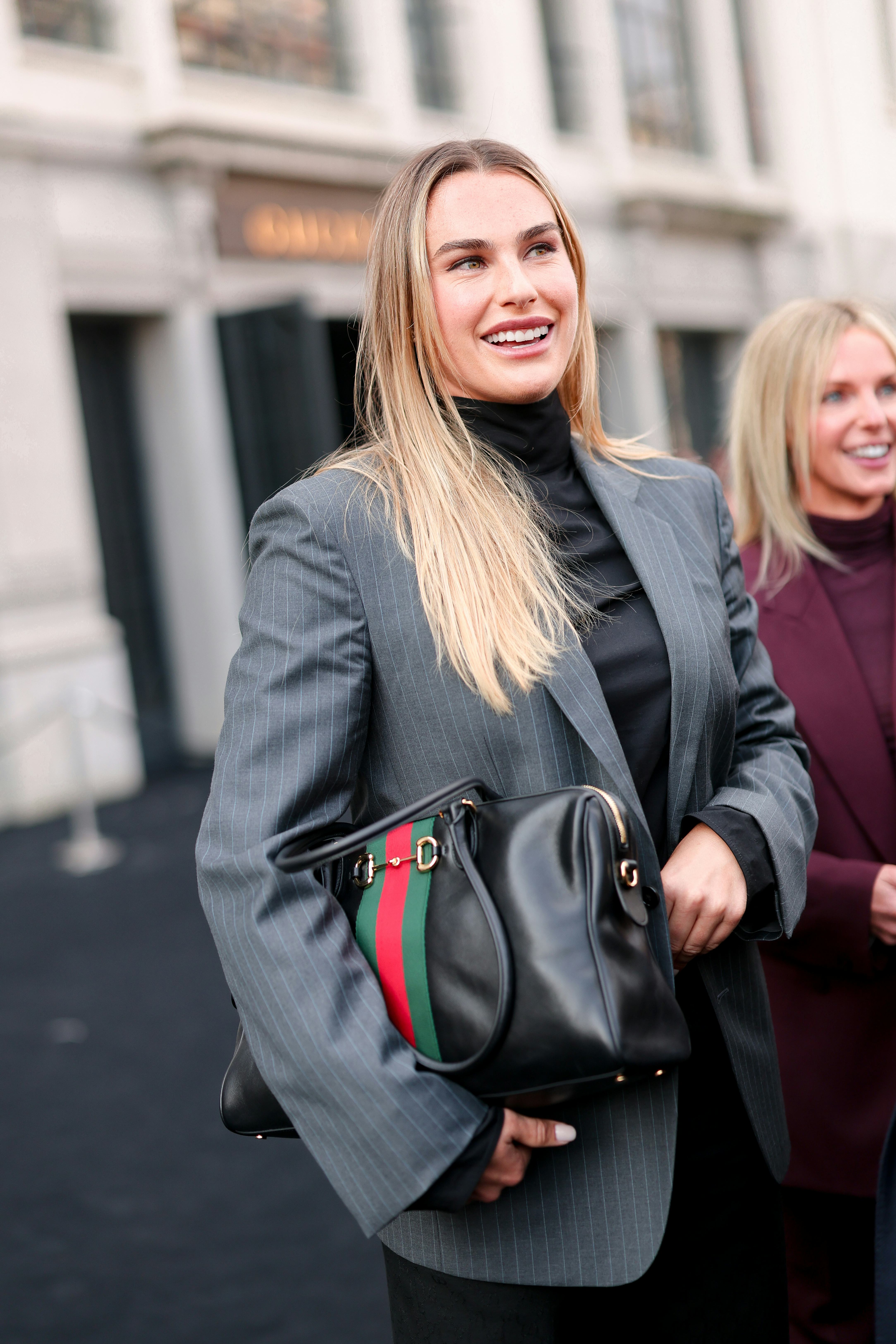 Aryna Sabalenka's Gucci Tiger Print Coat 