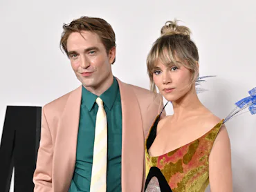 British actor Robert Pattinson and British actress Suki Waterhouse attend the Los Angeles premiere o...