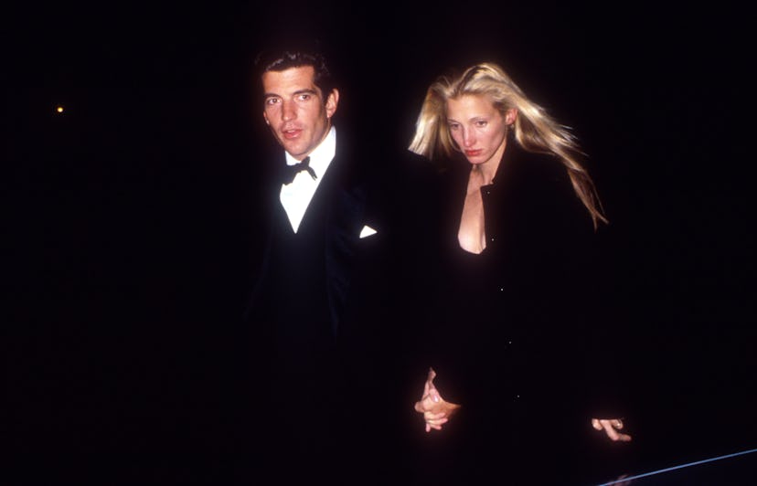 John F. Kennedy Jr. and Carolyn Bessette in NYC, New York, March 11, 1996.