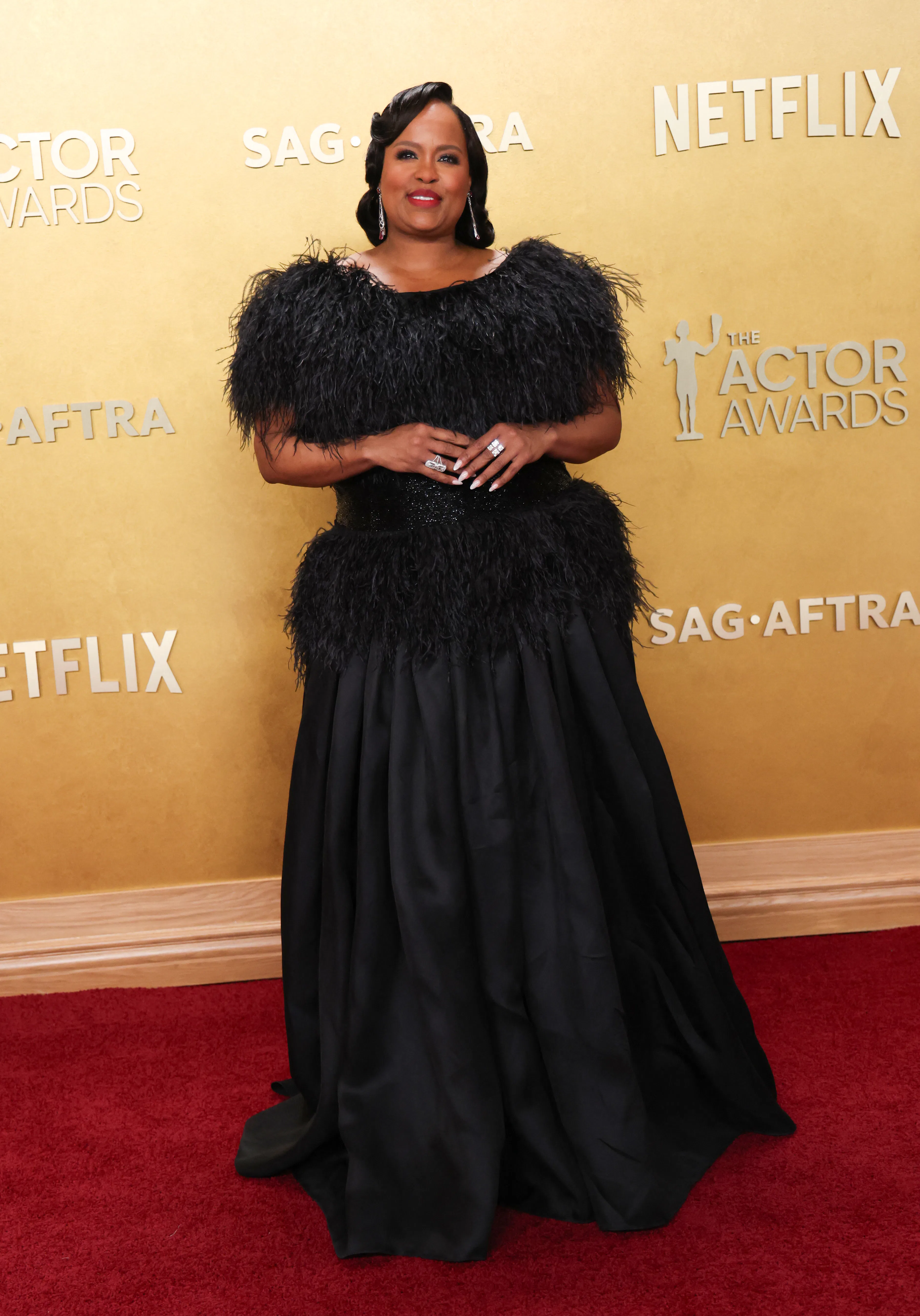 Textured Detailing Dominated The 2026 Actor Awards Natasha Rothwell 