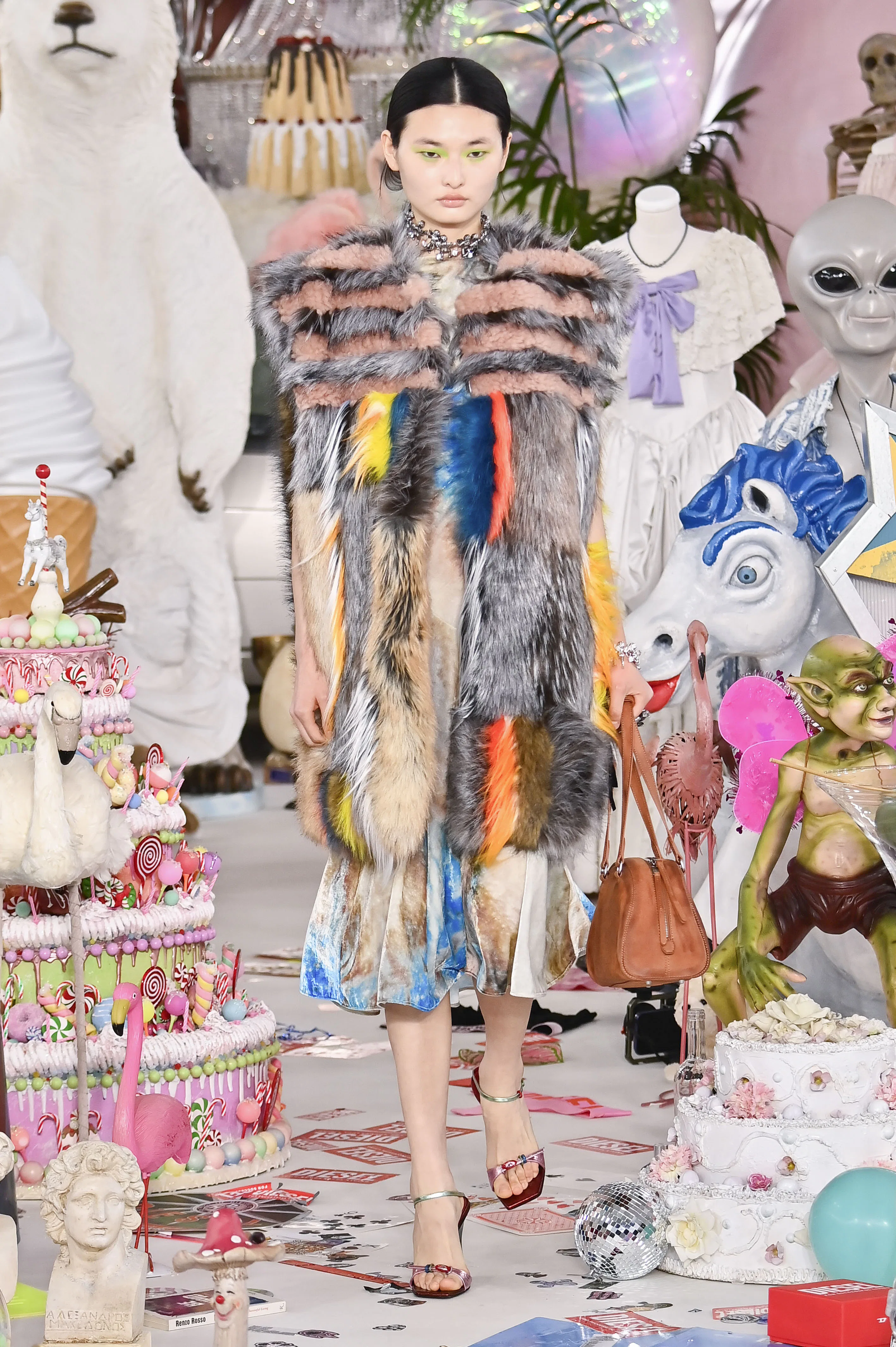 A model walks the runway at the Diesel Ready to Wear Fall/Winter 2026