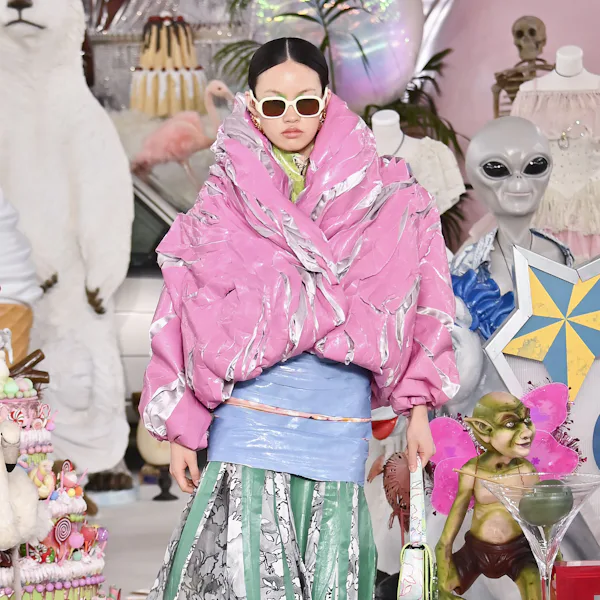 A model walks the runway at the Diesel Ready to Wear Fall/Winter 2026