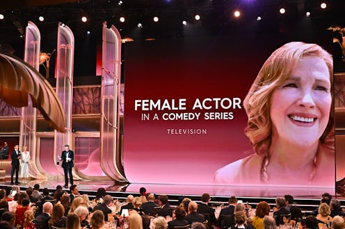 Seth Rogen and Catherine O'Hara at the 32nd Annual Actor Awards Presented by SAG-AFTRA held at Shrin...