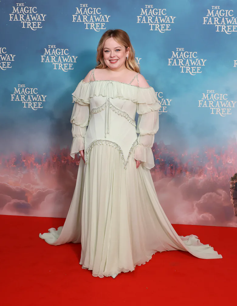 nicola coughlan empire waist dress Nicola Coughlan's Sheer Fairytale Gown Is Fit for Lady Whistledown