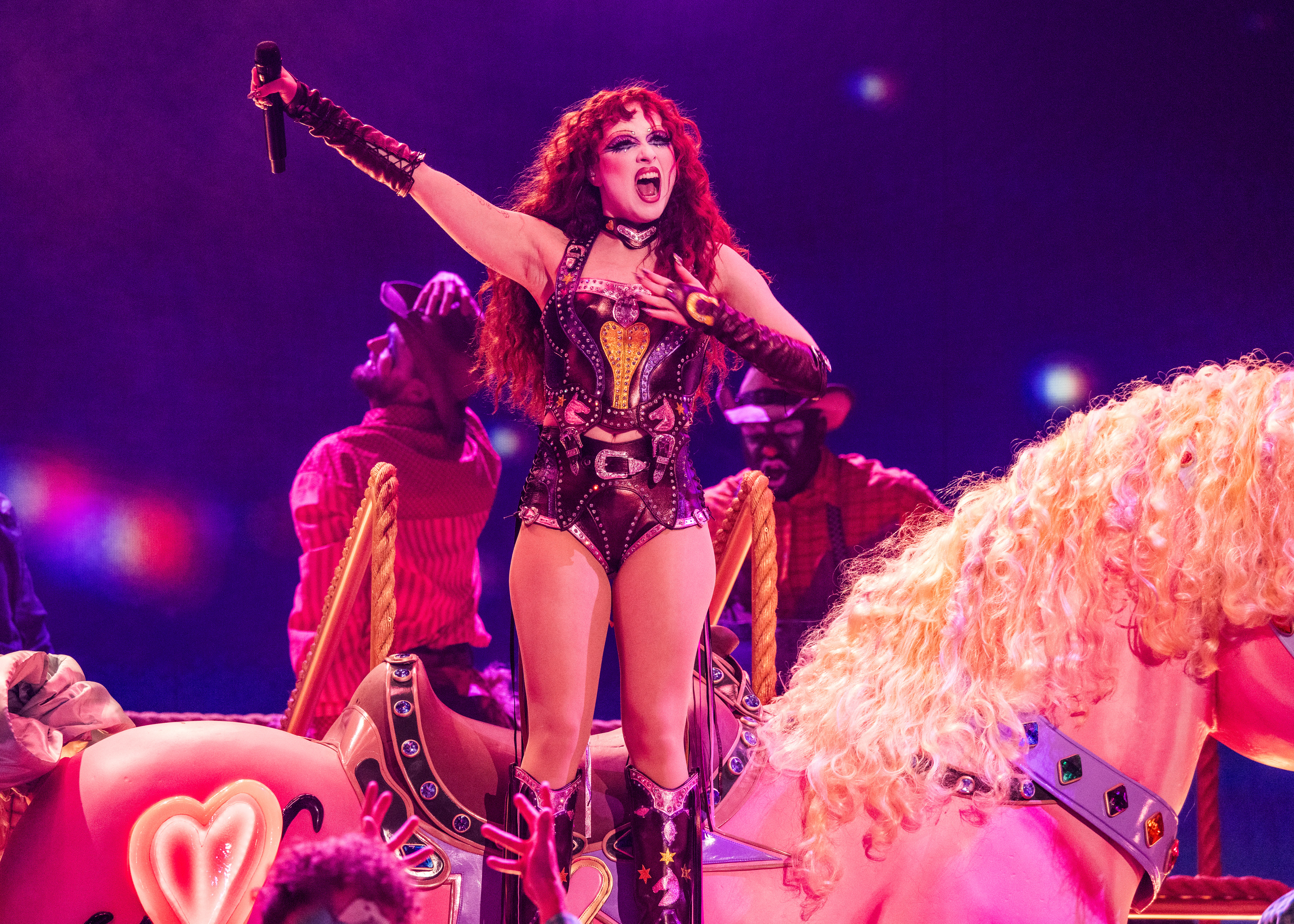 LOS ANGELES, CALIFORNIA - FEBRUARY 02: Chappell Roan performs onstage during the 67th Annual GRAMMY ...