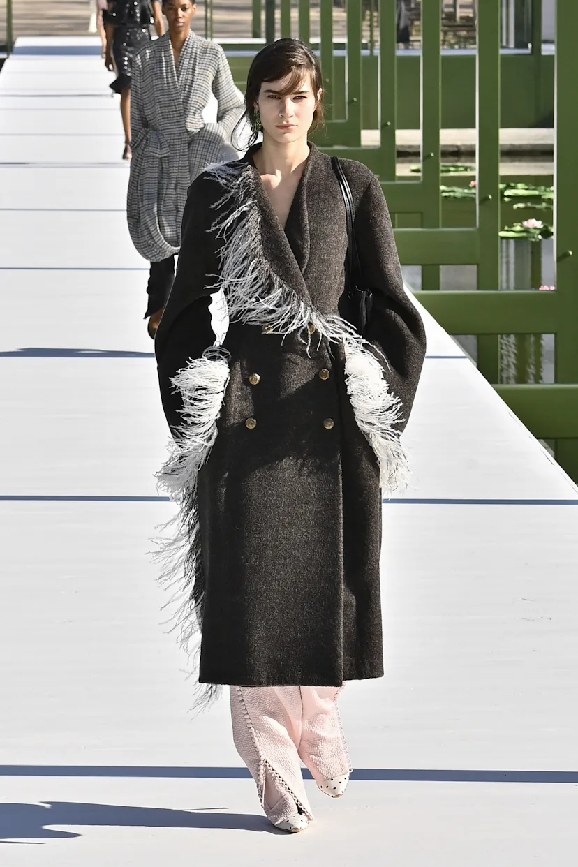 A model walks the runway during the Christian Dior Ready to Wear Fall/Winter 2026