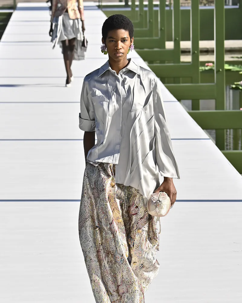 A model walks the runway during the Christian Dior Ready to Wear Fall/Winter 2026