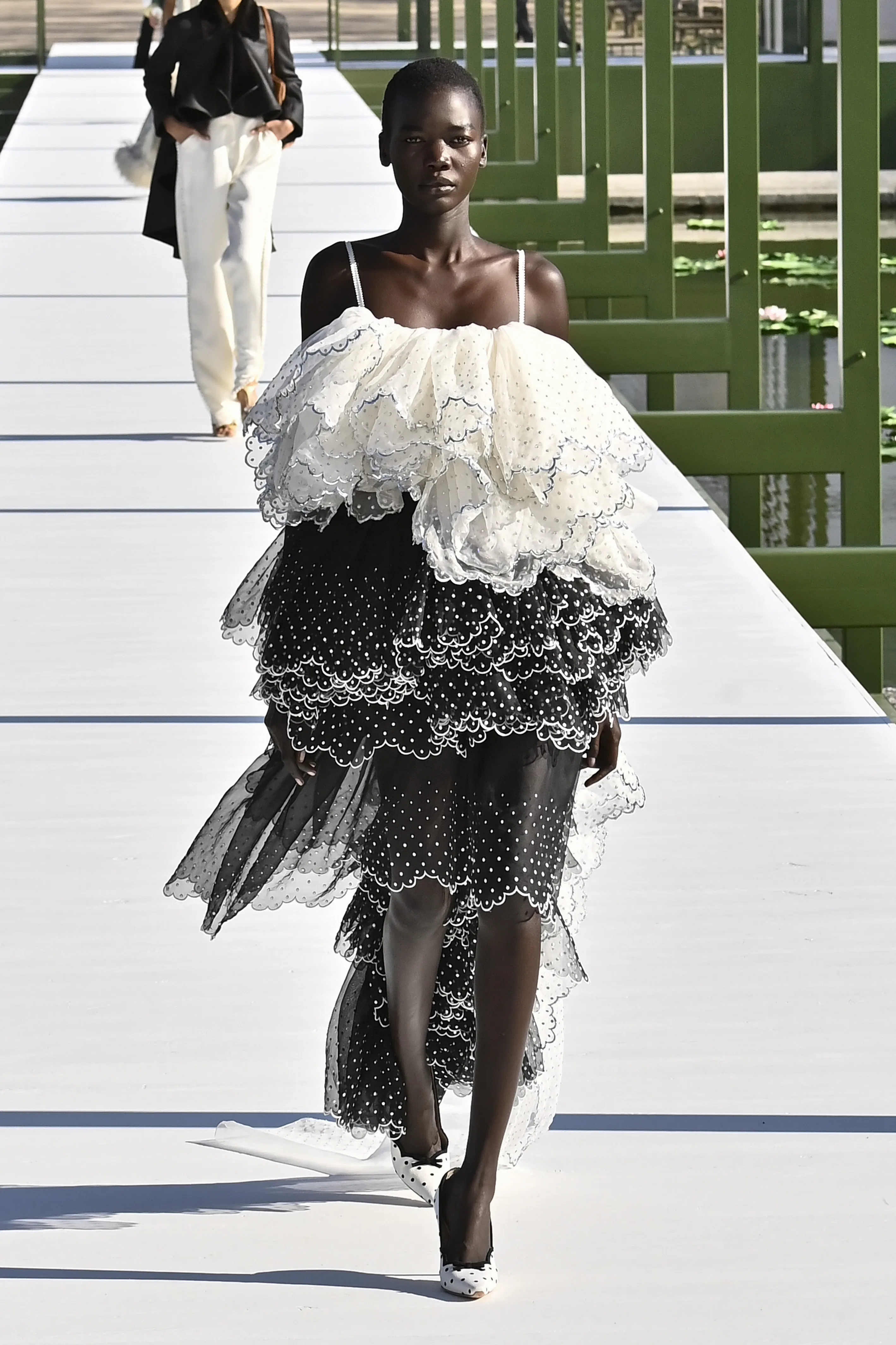 A model walks the runway during the Christian Dior Ready to Wear Fall/Winter 2026