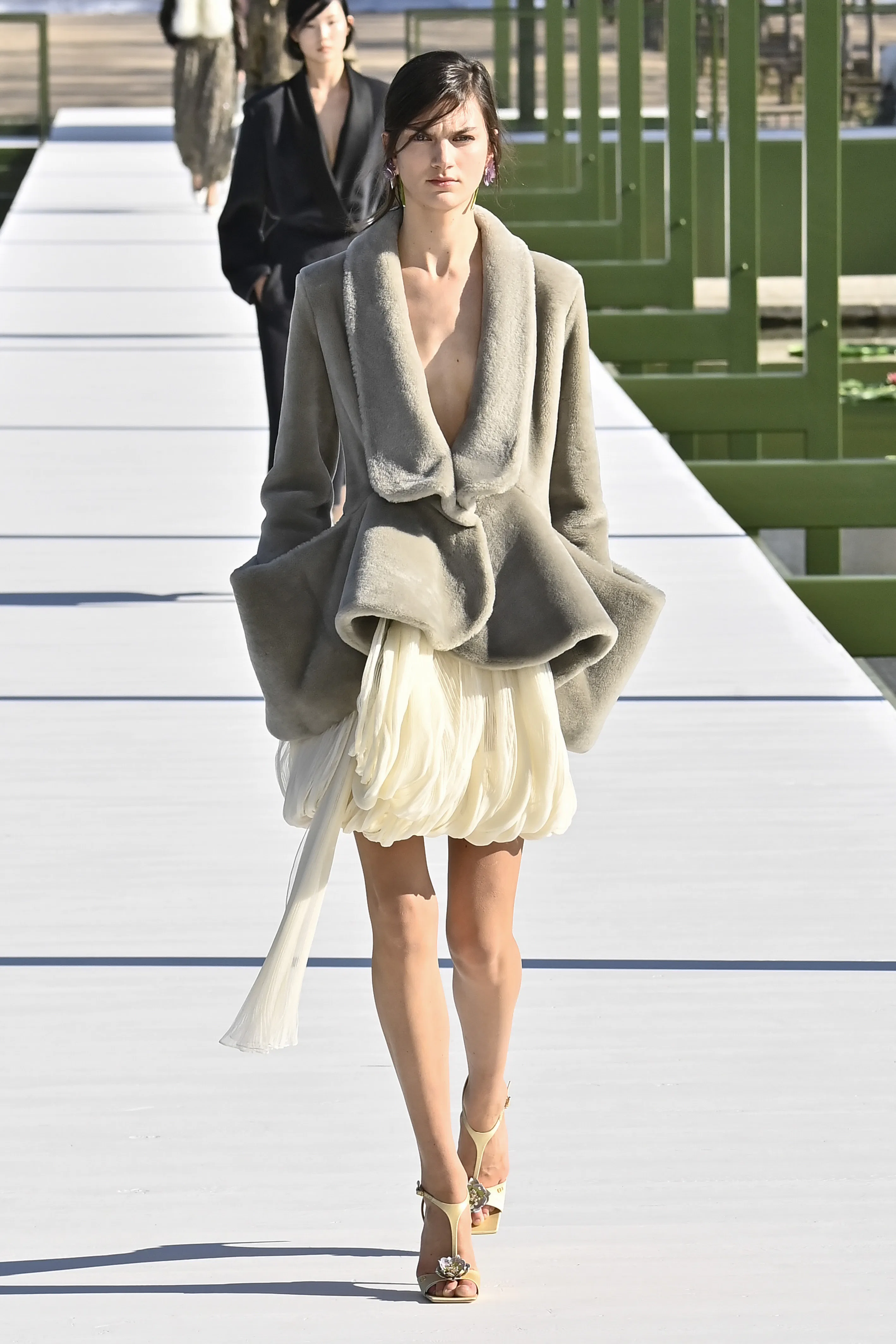 A model walks the runway during the Christian Dior Ready to Wear Fall/Winter 2026