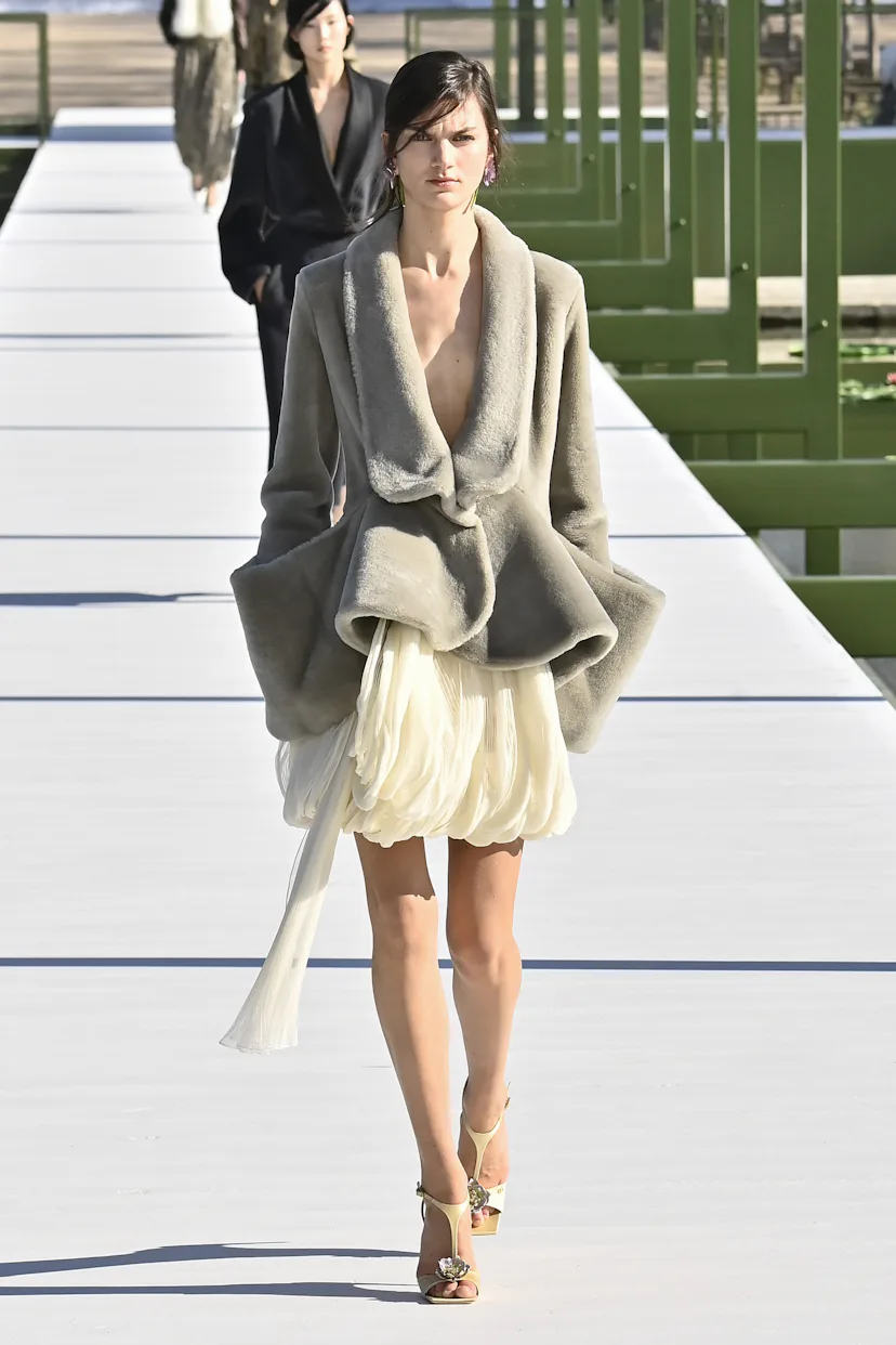 A model walks the runway during the Christian Dior Ready to Wear Fall/Winter 2026