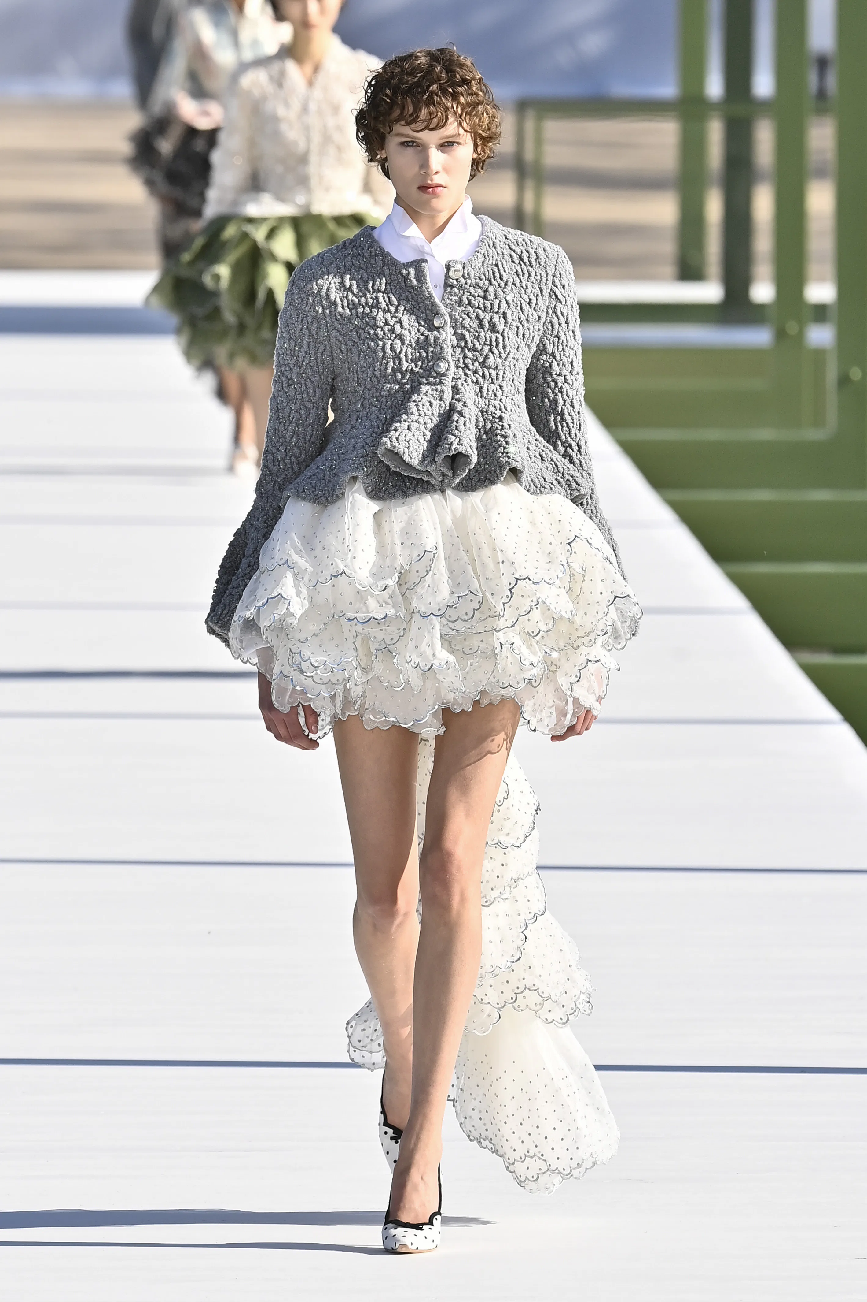 A model walks the runway during the Christian Dior Ready to Wear Fall/Winter 2026