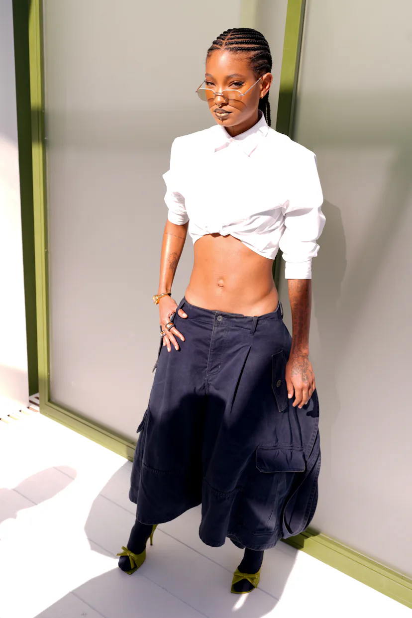 Willow Smith at the Dior fashion show as part of Paris Fashion Week Fall 2026 on March 3, 2026 in Pa...