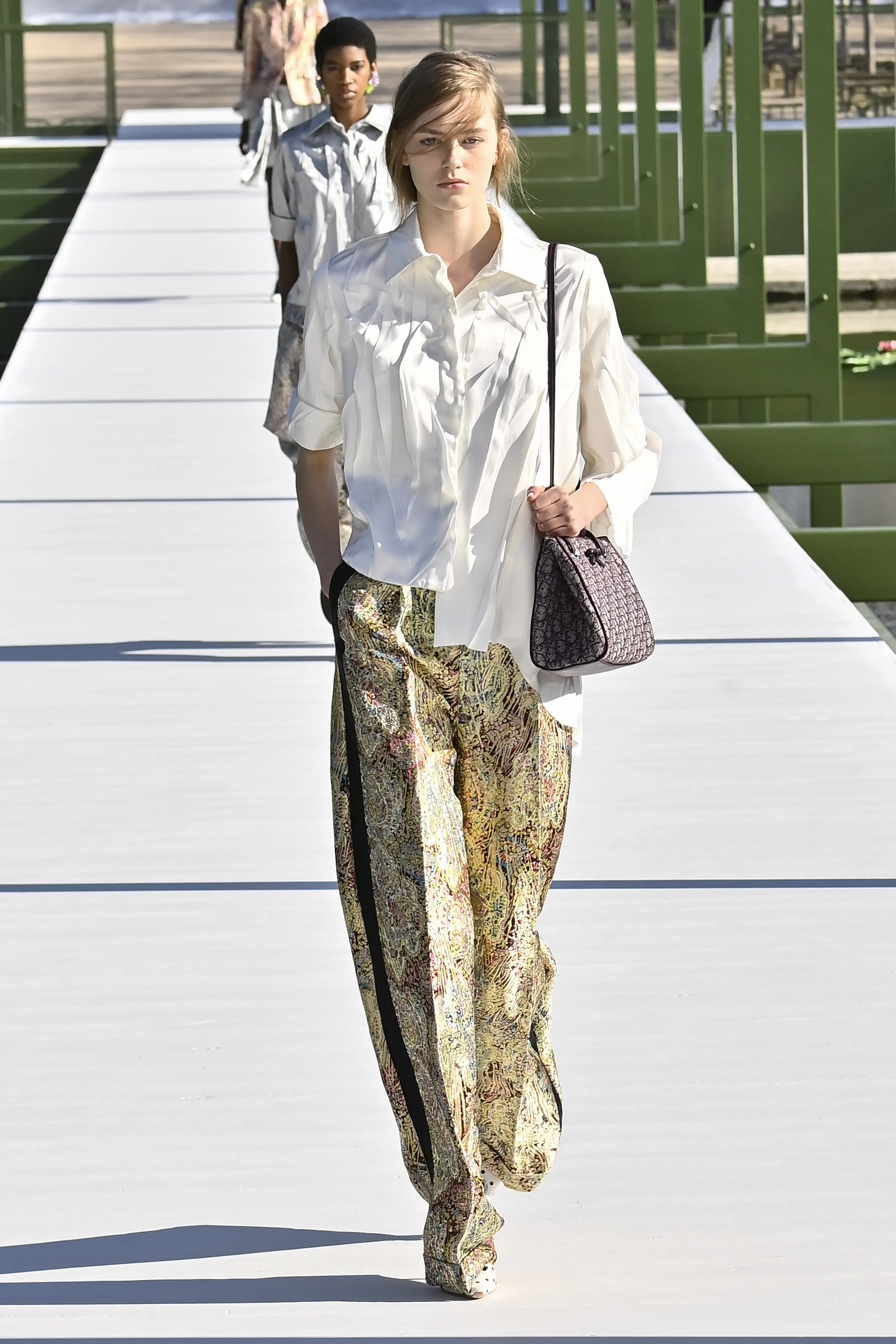 A model walks the runway during the Christian Dior Ready to Wear Fall/Winter 2026