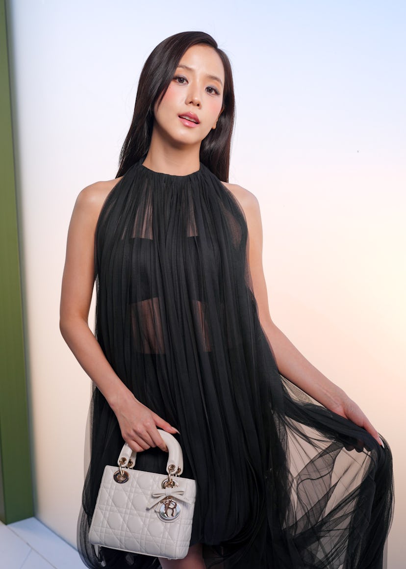 Jisoo at the Dior fashion show as part of Paris Fashion Week Fall 2026 on March 3, 2026 in Paris, Fr...