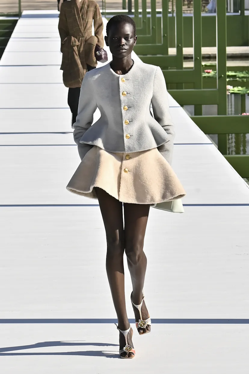 A model walks the runway during the Christian Dior Ready to Wear Fall/Winter 2026