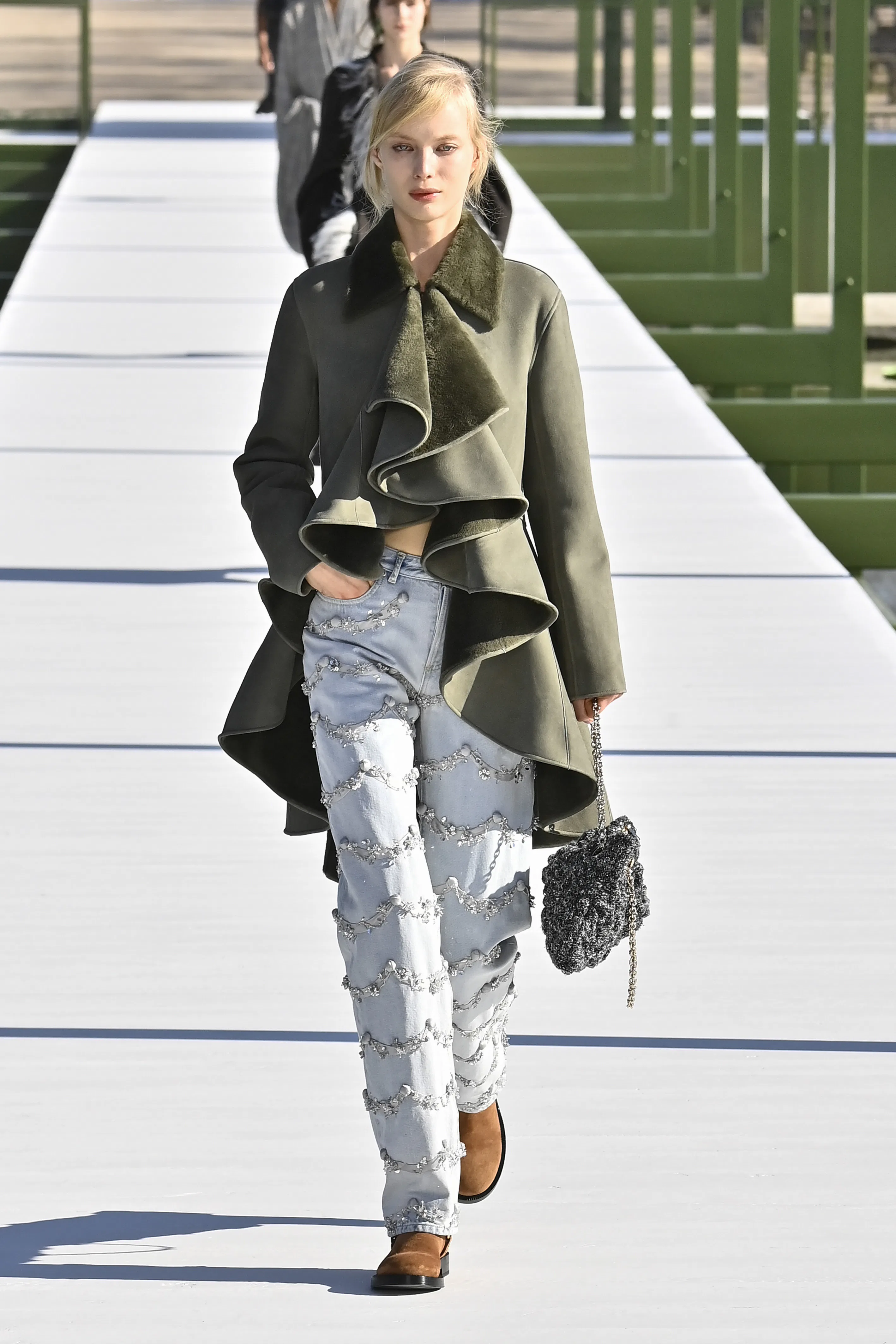 A model walks the runway during the Christian Dior Ready to Wear Fall/Winter 2026