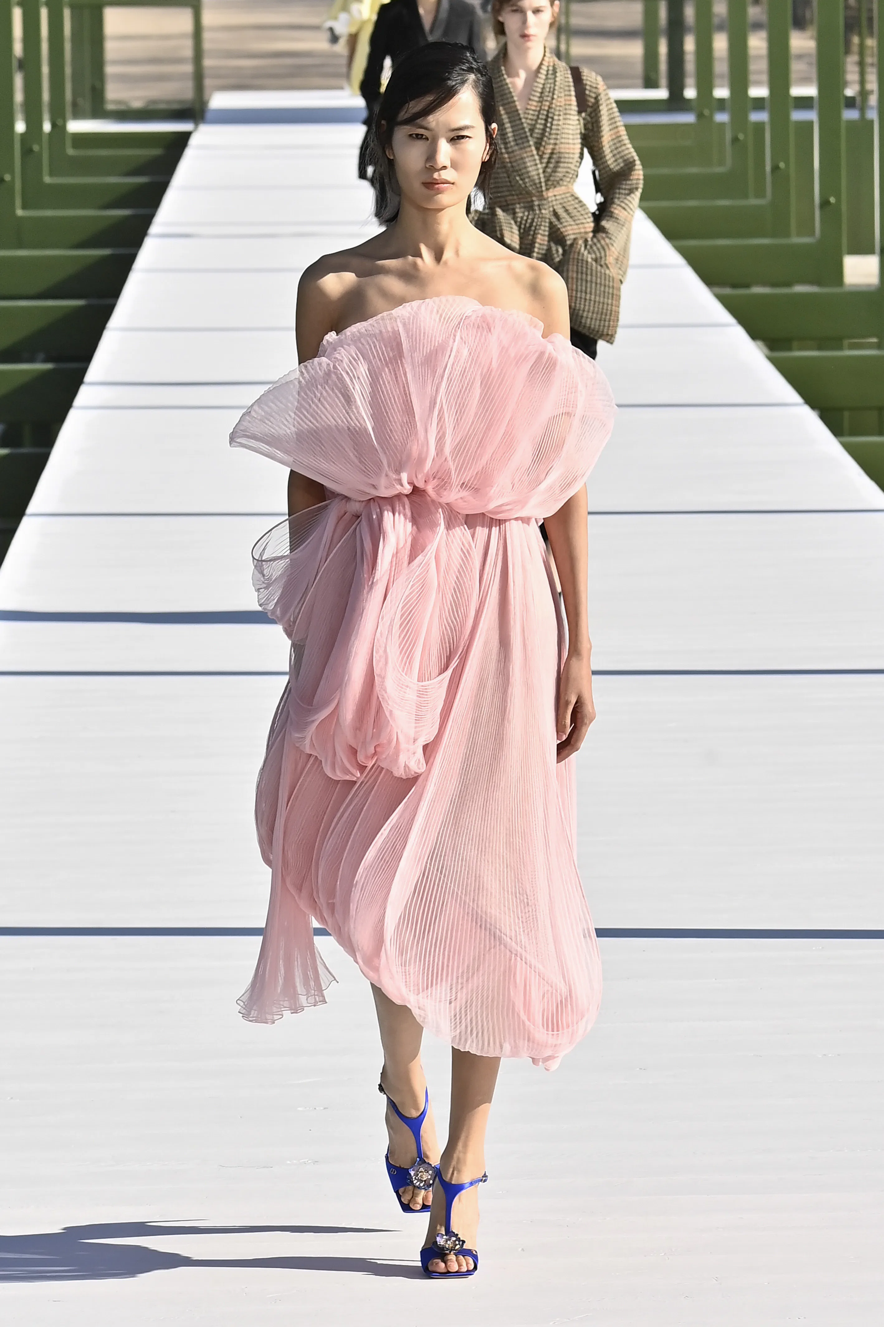 A model walks the runway during the Christian Dior Ready to Wear Fall/Winter 2026