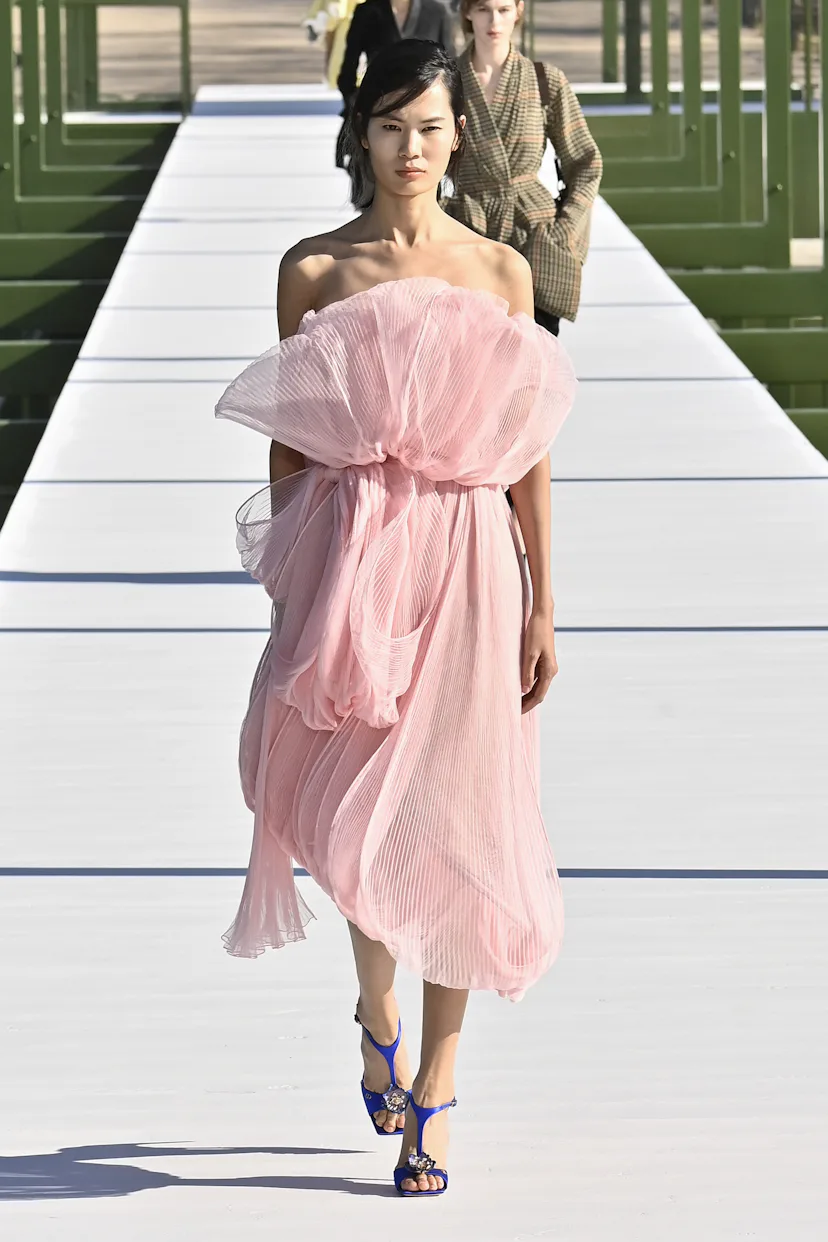 A model walks the runway during the Christian Dior Ready to Wear Fall/Winter 2026