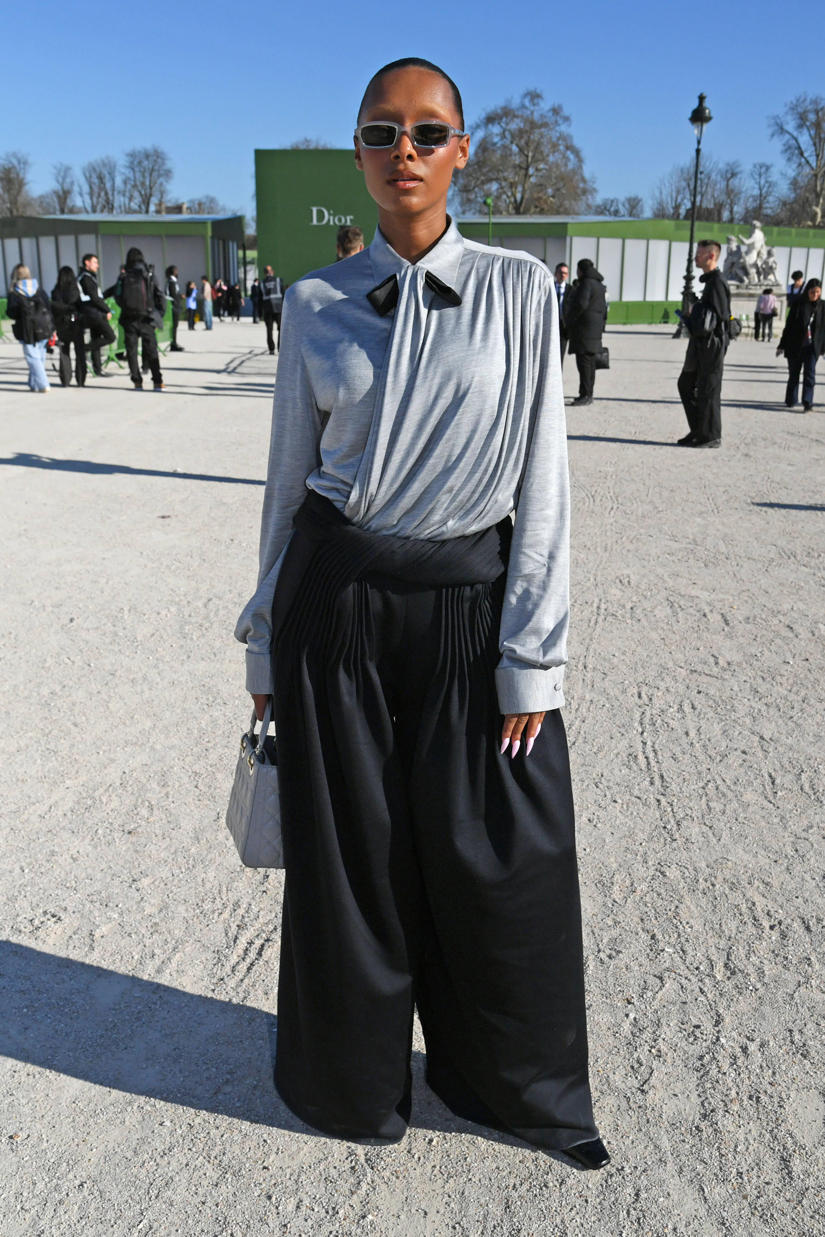 PARIS, FRANCE - MARCH 03: Sophie Wilde attends the Christian Dior show during Paris Fashion Week Wom...