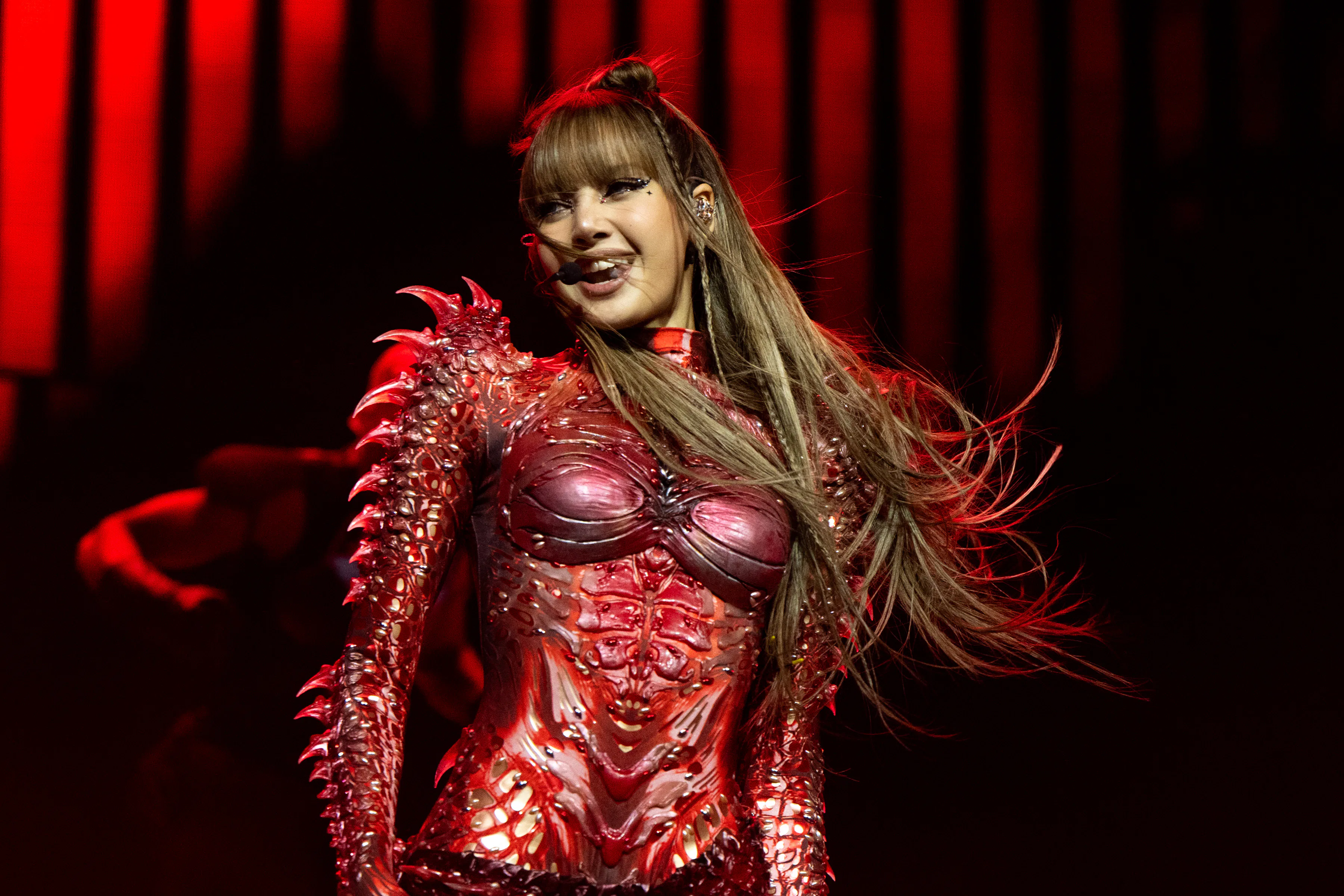 INDIO, CALIFORNIA - APRIL 18: (FOR EDITORIAL USE ONLY) Singer Lisa, real name Lalisa Manoban, of BLA...