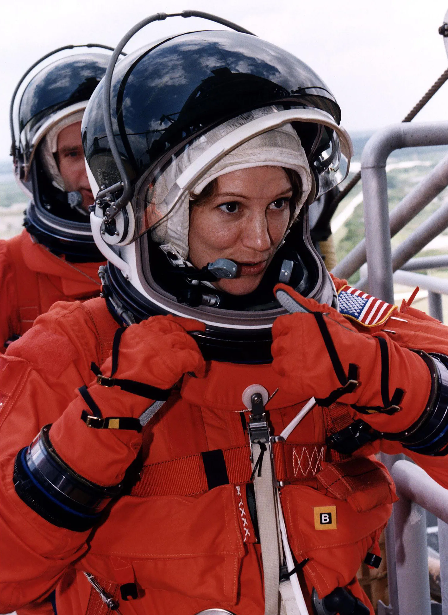 STS-84 Pilot Eileen Marie Collins participates in Terminal Countdown Demonstration Test (TCDT) activ...