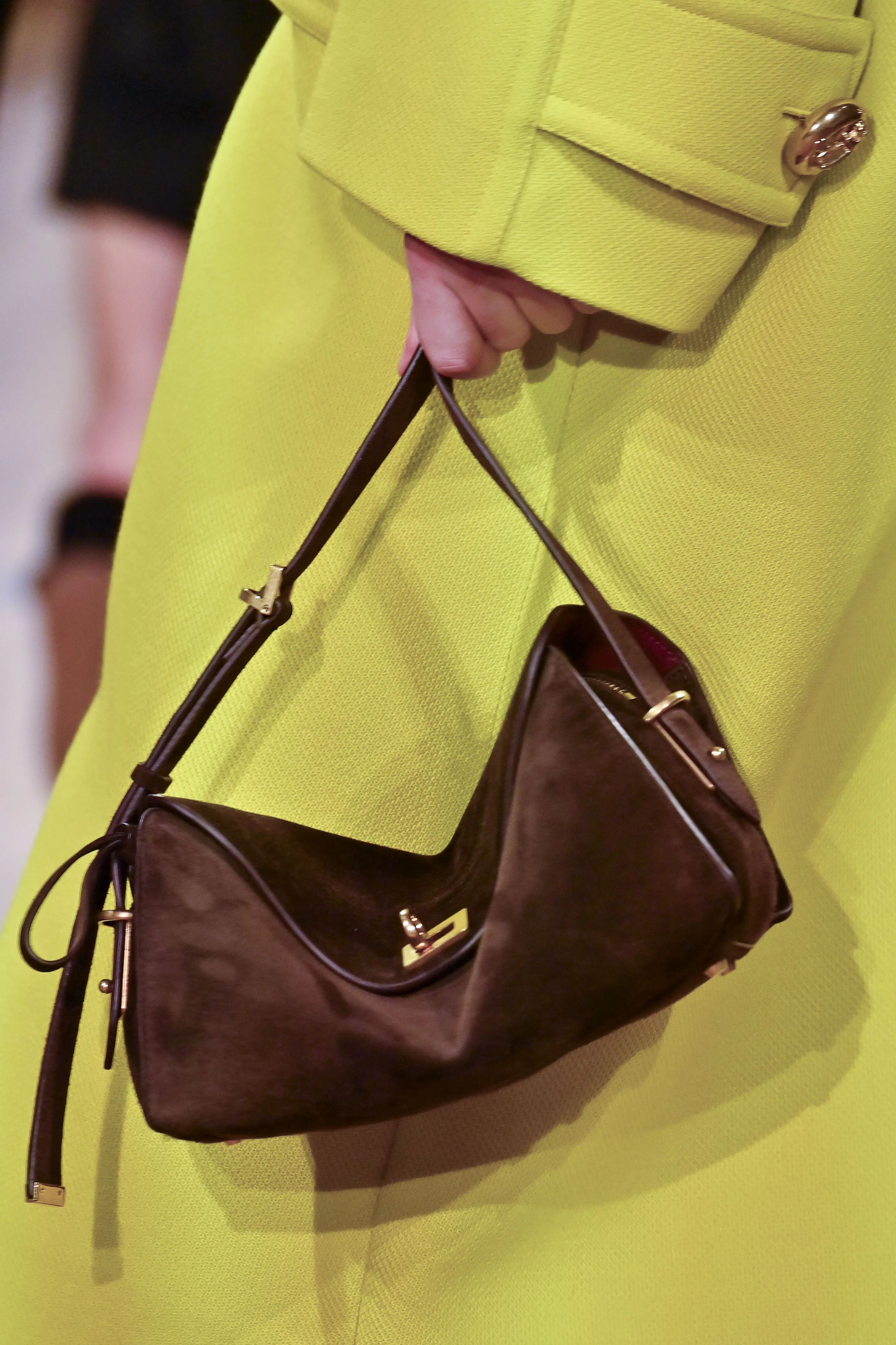 A model walks the runway during the Balenciaga Ready to Wear Spring/Summer 2026 fashion show 