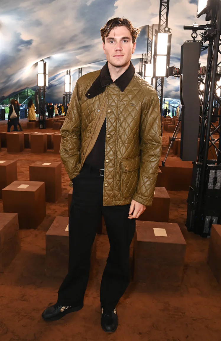 LONDON, ENGLAND - SEPTEMBER 22: Jack Draper attends the Burberry Summer 2026 show during London Fash...