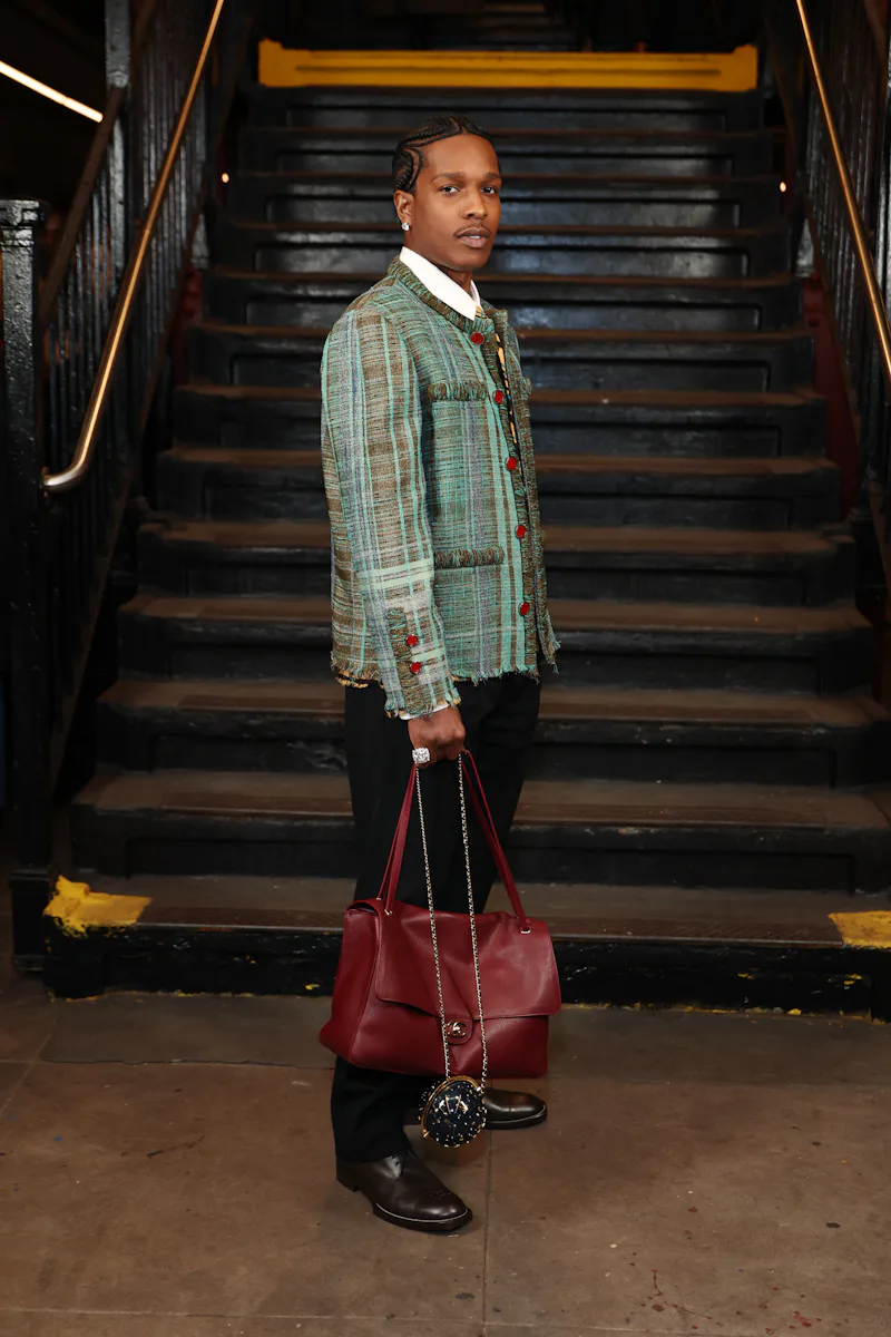 NEW YORK, NEW YORK - DECEMBER 02: A$AP Rocky attends the CHANEL Métiers d’Art Show 2026 on December ...