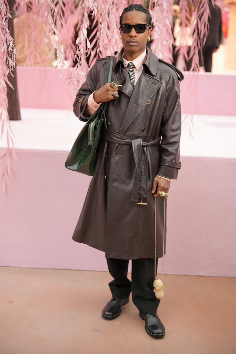 A$AP Rocky at the Chanel fashion show as part of Haute Couture Spring/Summer 2026 held at the Grand ...