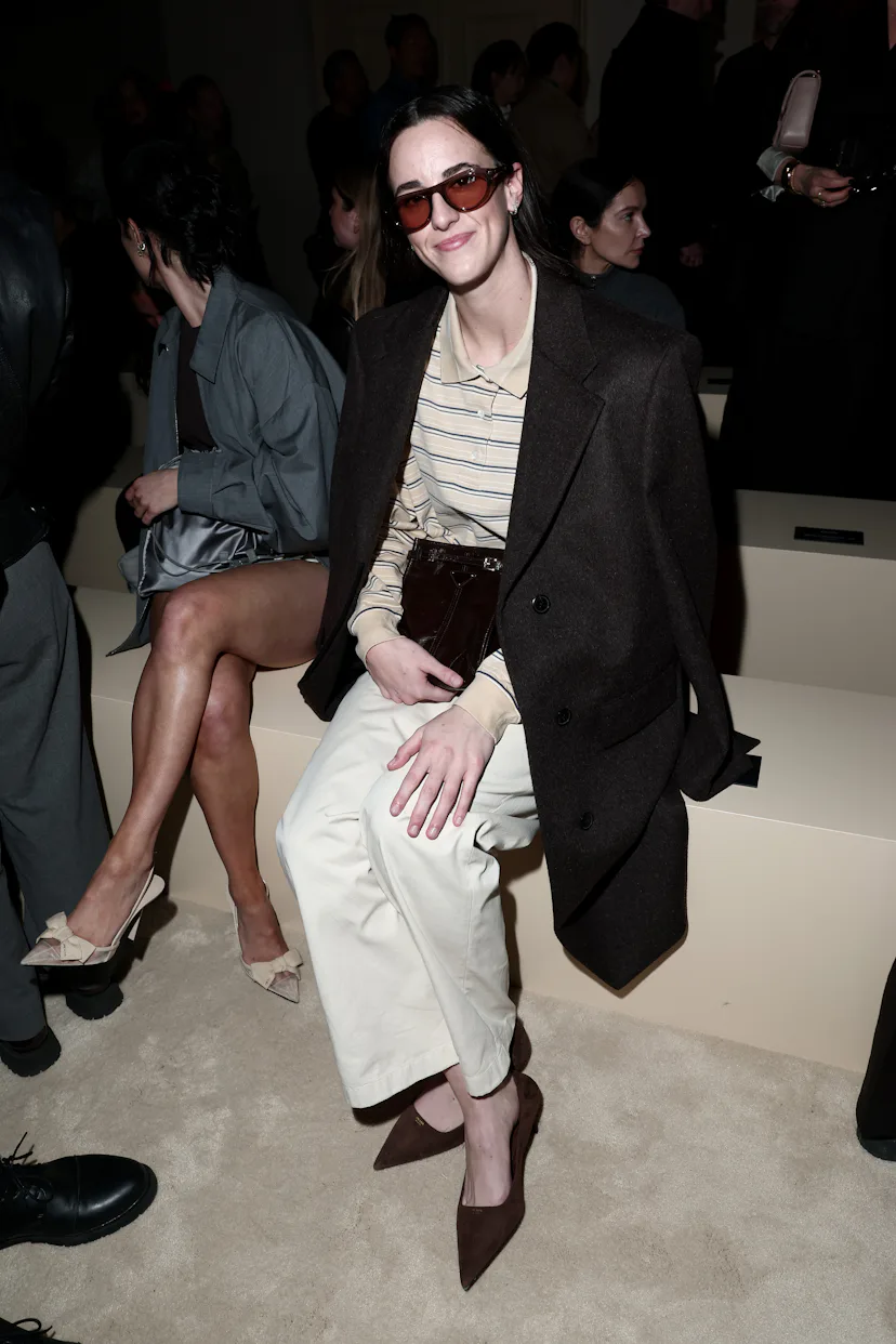 Caitlin Clark at the Prada show