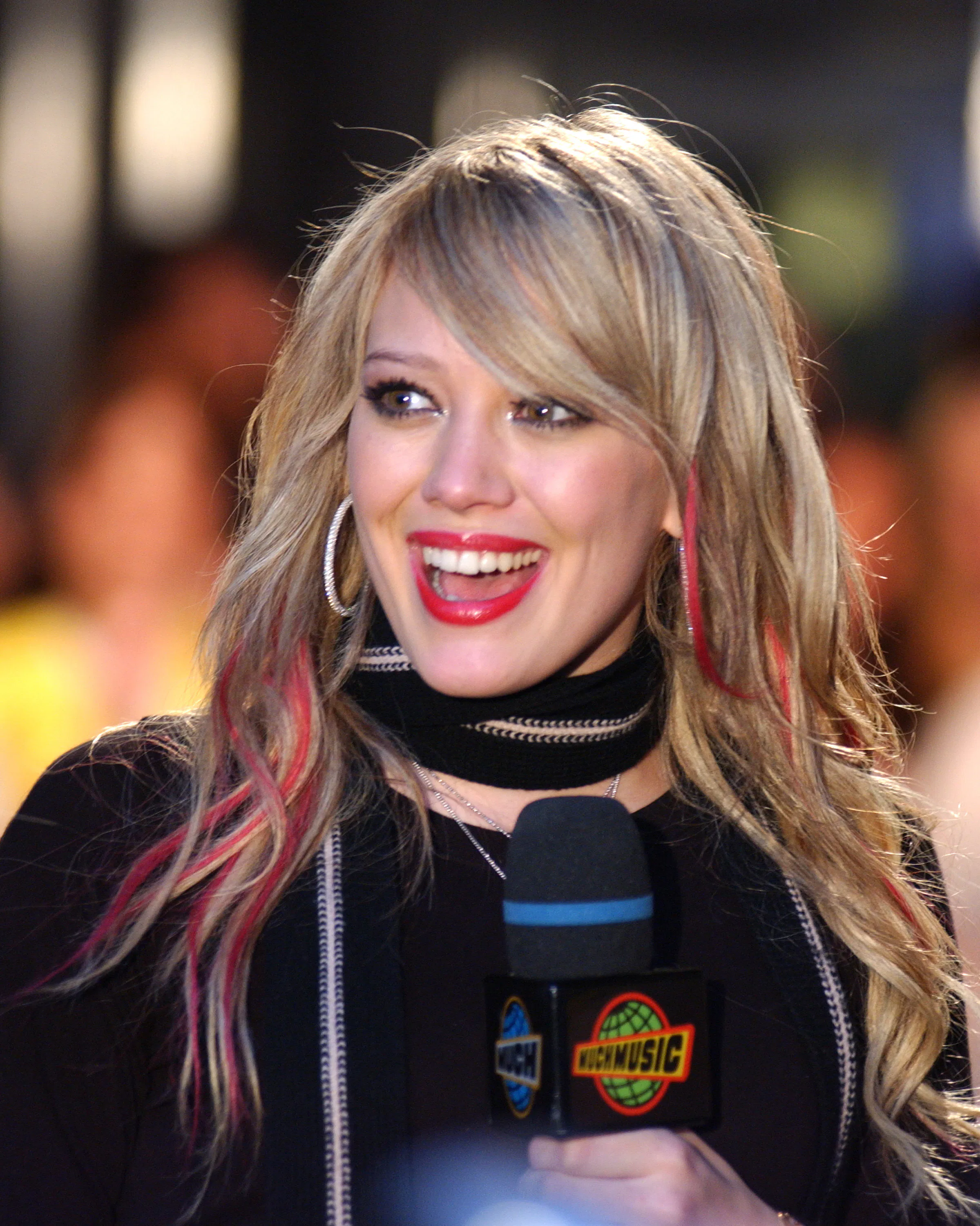 Hilary Duff visiting MuchMusic Studios 