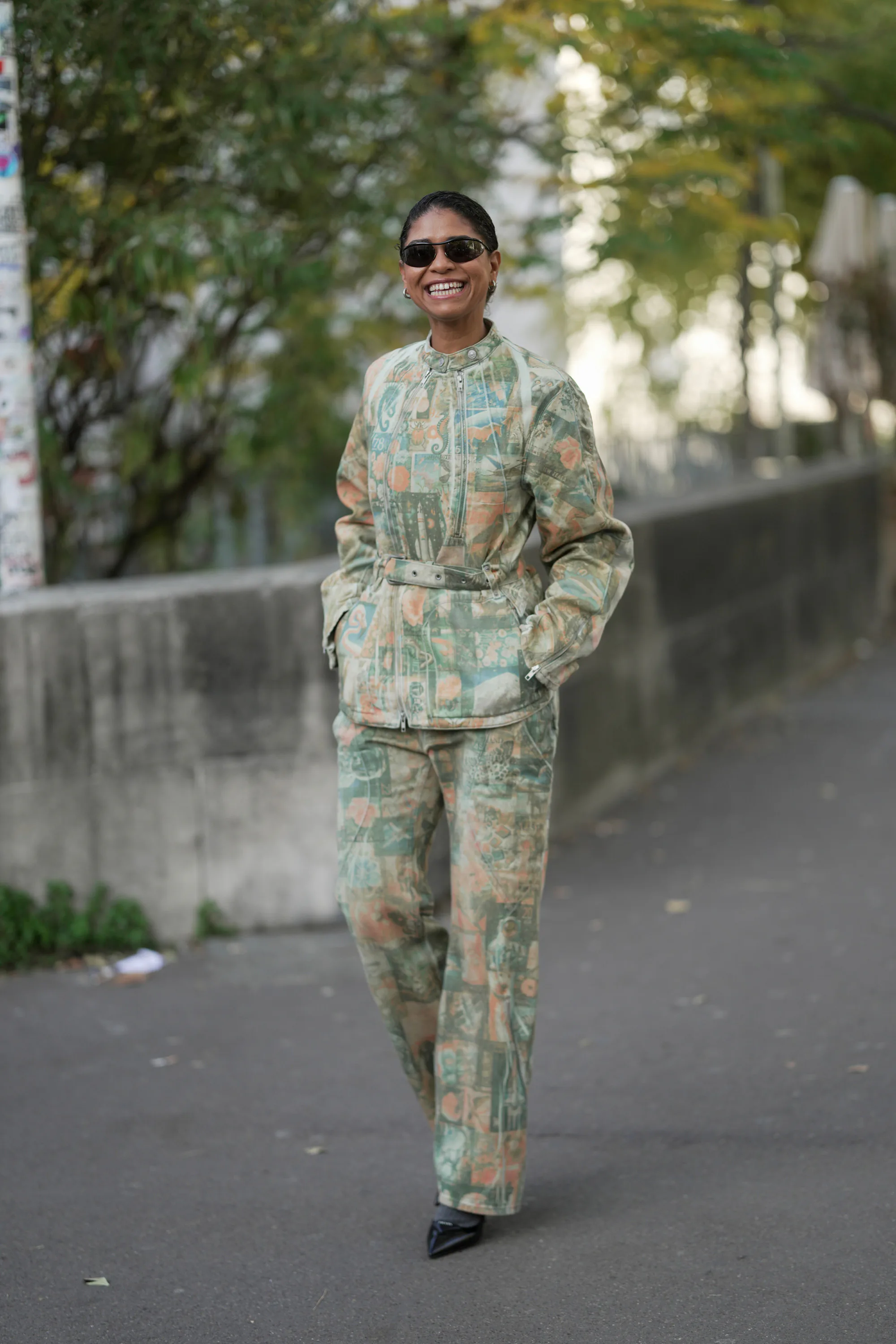 Ysaora Thibus at men's fashion week