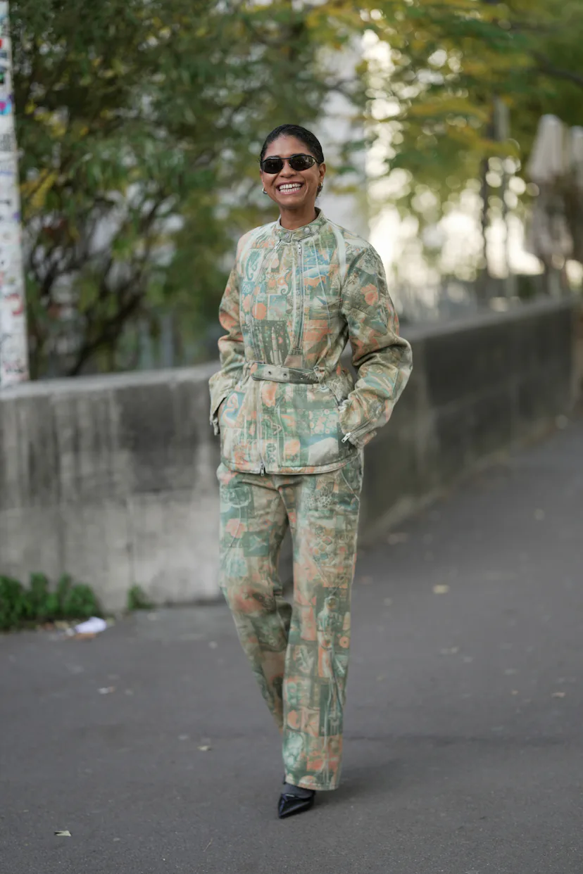 Ysaora Thibus at men's fashion week