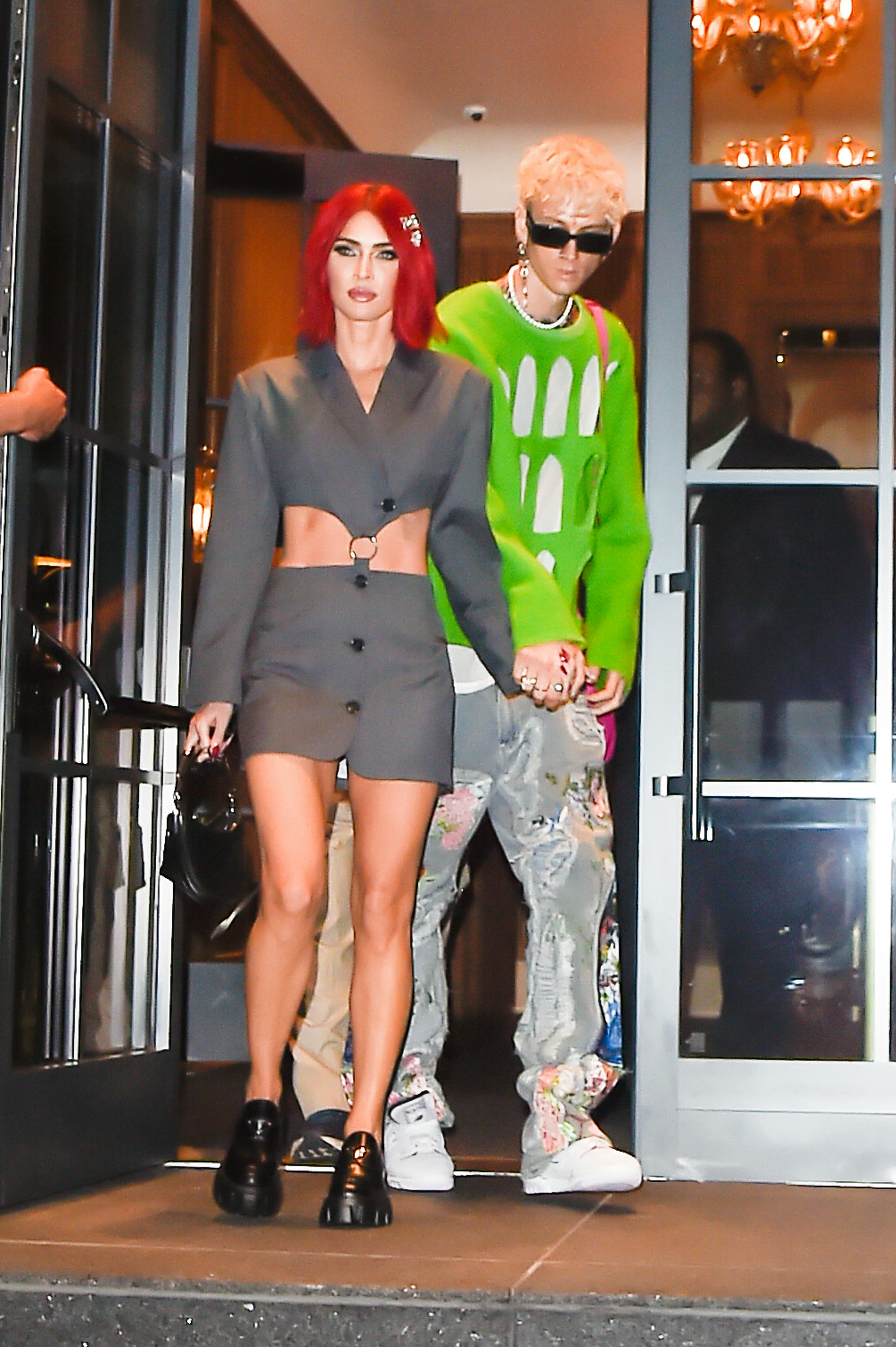 Machine Gun Kelly left a flirty comment on his ex Megan Fox's Instagram.