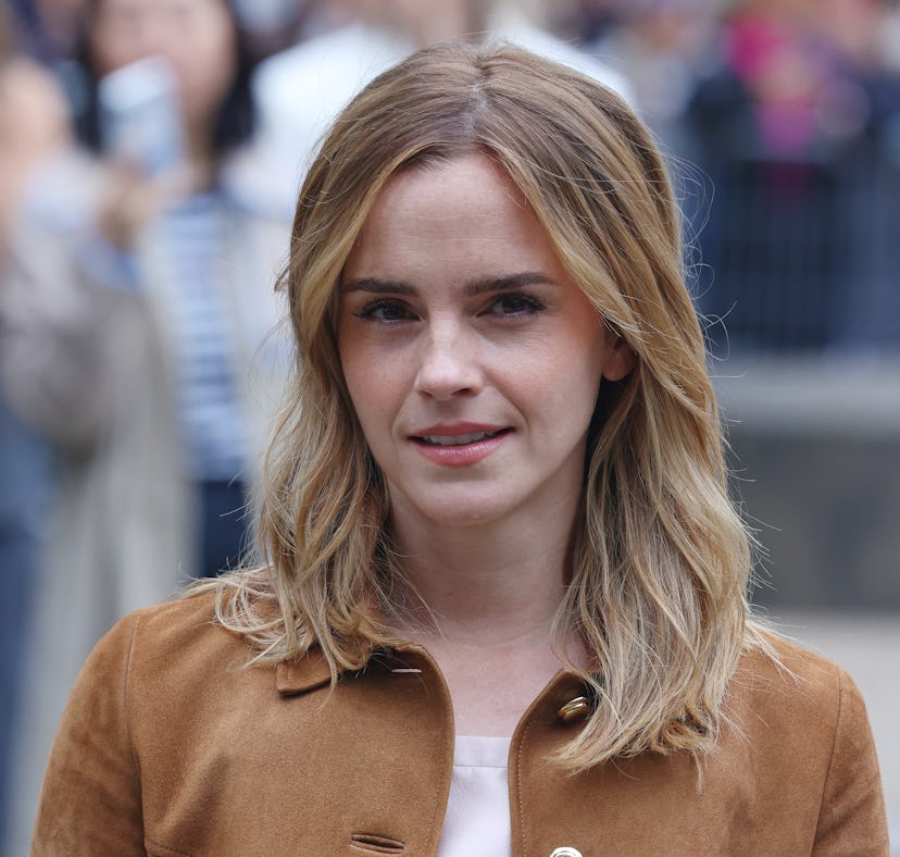 Emma Watson sparked dating rumors by kissing Gonzalo Hevia Baillères.
