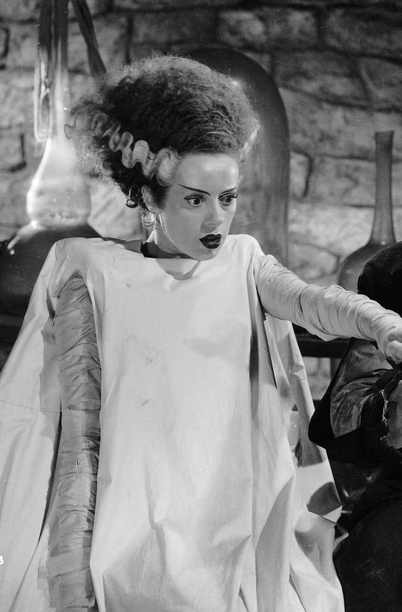 1935: The monster, played by Boris Karloff (1887 - 1969), believes he has found his true mate in 'B...