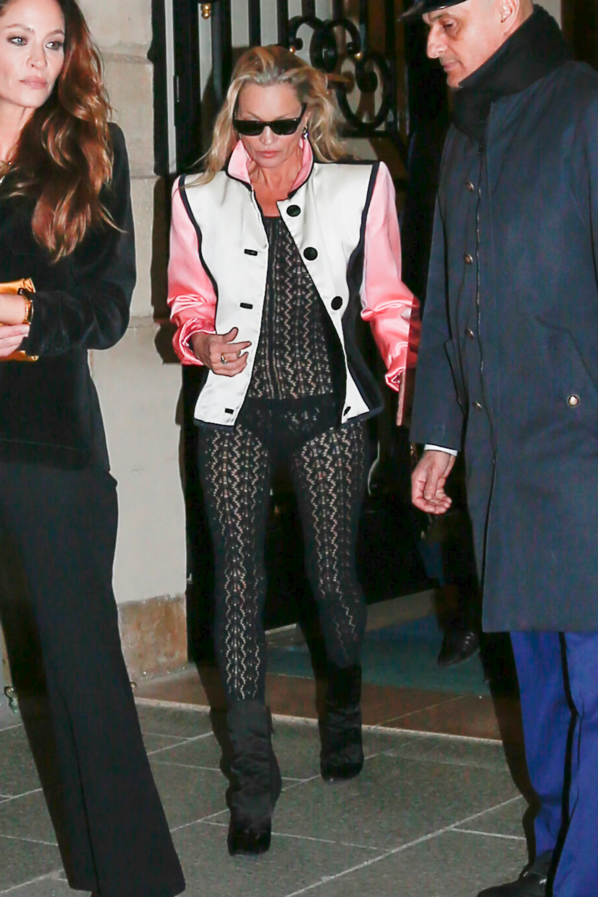 PARIS, FRANCE - MARCH 3: Kate Moss is seen leaving her hotel on March 3, 2026 in Paris, France. (Pho...