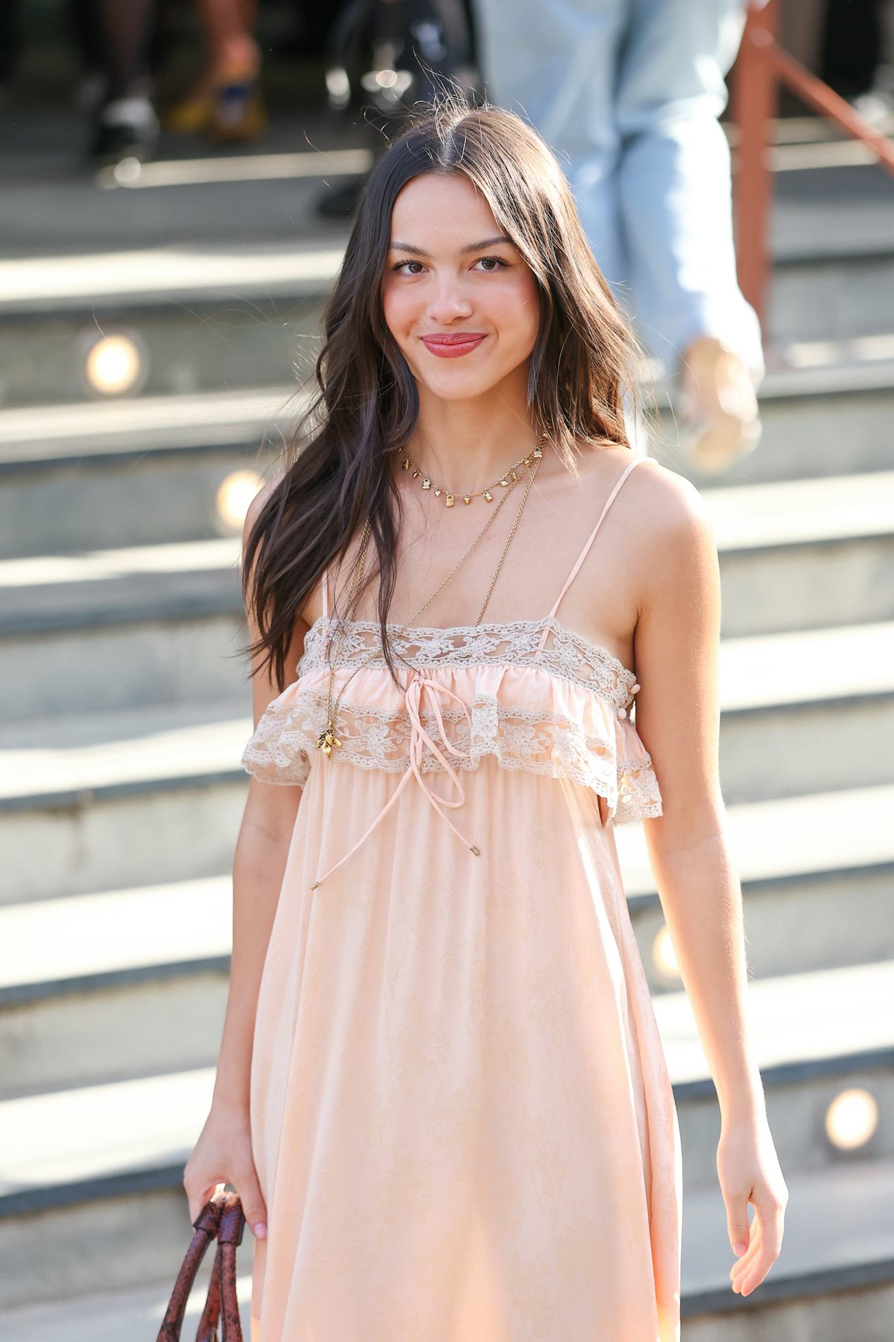 PARIS, FRANCE - MARCH 05: Olivia Rodrigo attends the Chloé Womenswear Fall/Winter 2026-2027 show as ...