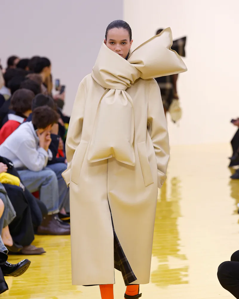 Emily Ratajkowski's Knotted Navy Cardigan