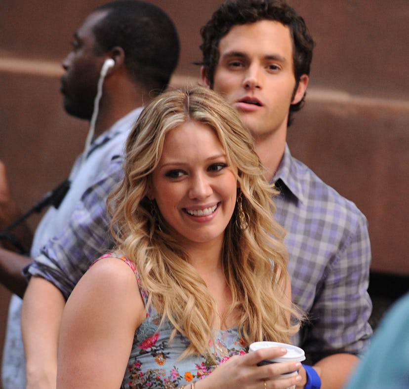 Hilary Duff reflected on filming a threesome scene for 'Gossip Girl.'