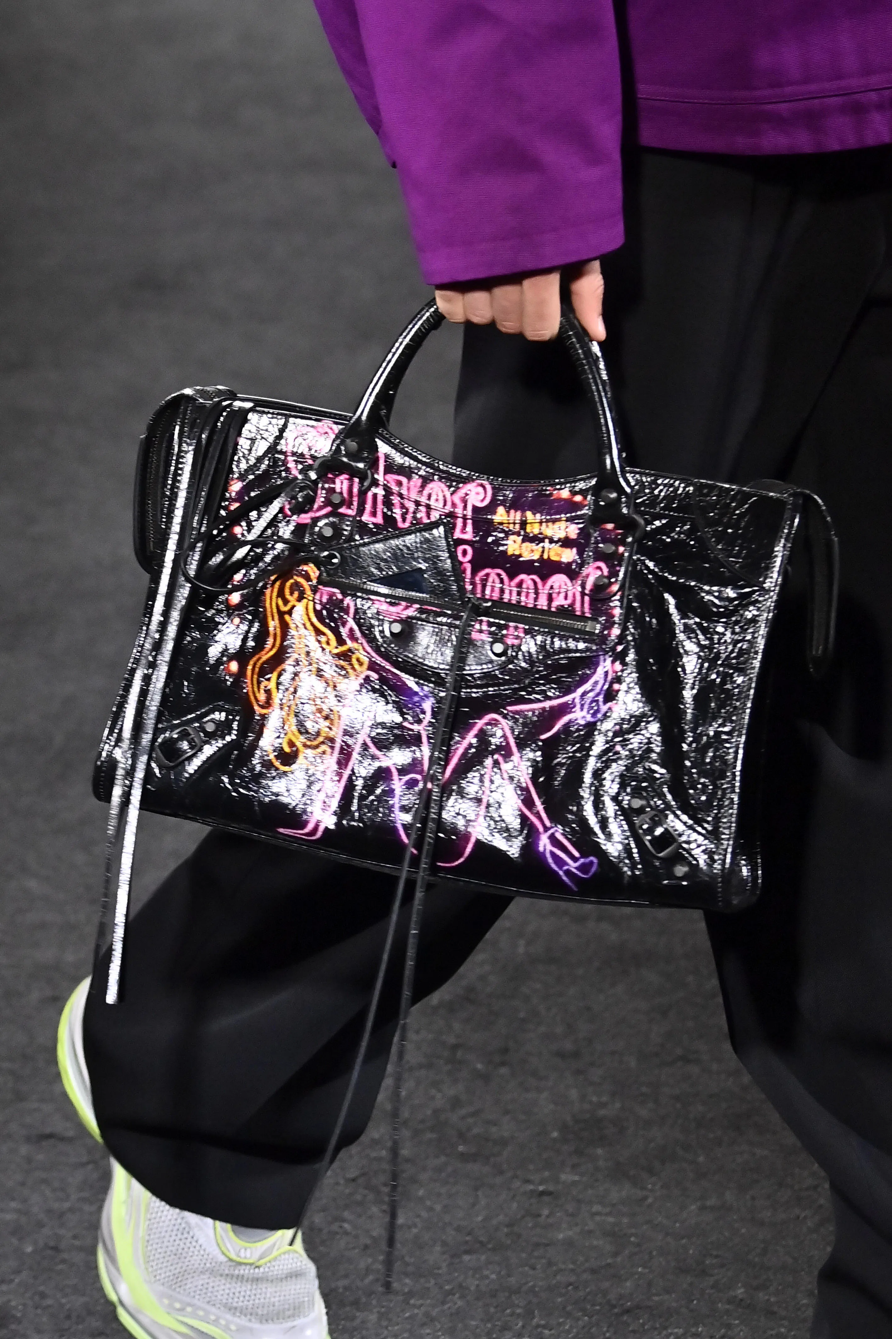 A model walks the runway during the Balenciaga Ready to Wear Fall/Winter 2026