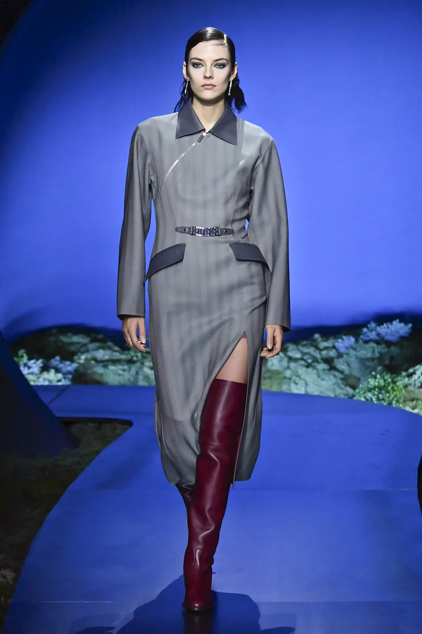 A model walks the runway during the Hermès Ready to Wear Fall/Winter 2026