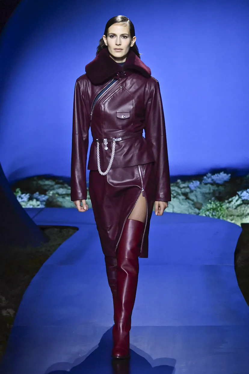 Jeanne Cadieu walks the runway during the Hermès Ready to Wear Fall/Winter 2026