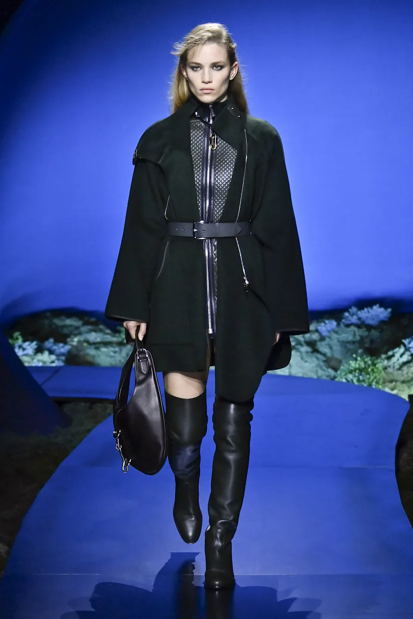 Rebecca Leigh Longendyke walks the runway during the Hermès Ready to Wear Fall/Winter 2026